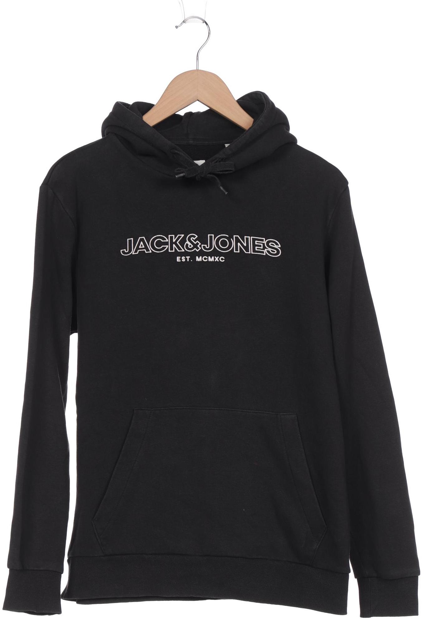 

Jack & Jones Herren Kapuzenpullover, schwarz, Gr. 52