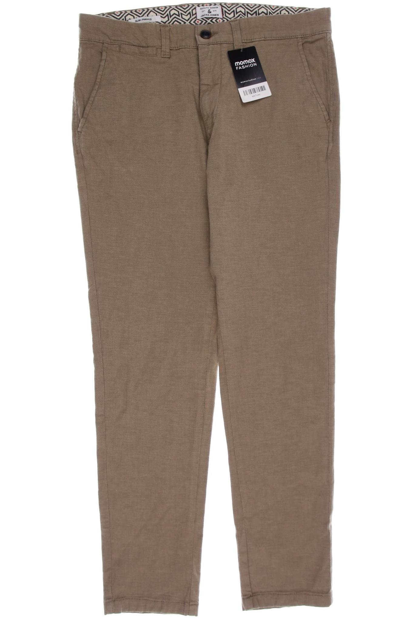 

JACK & JONES Herren Stoffhose, beige