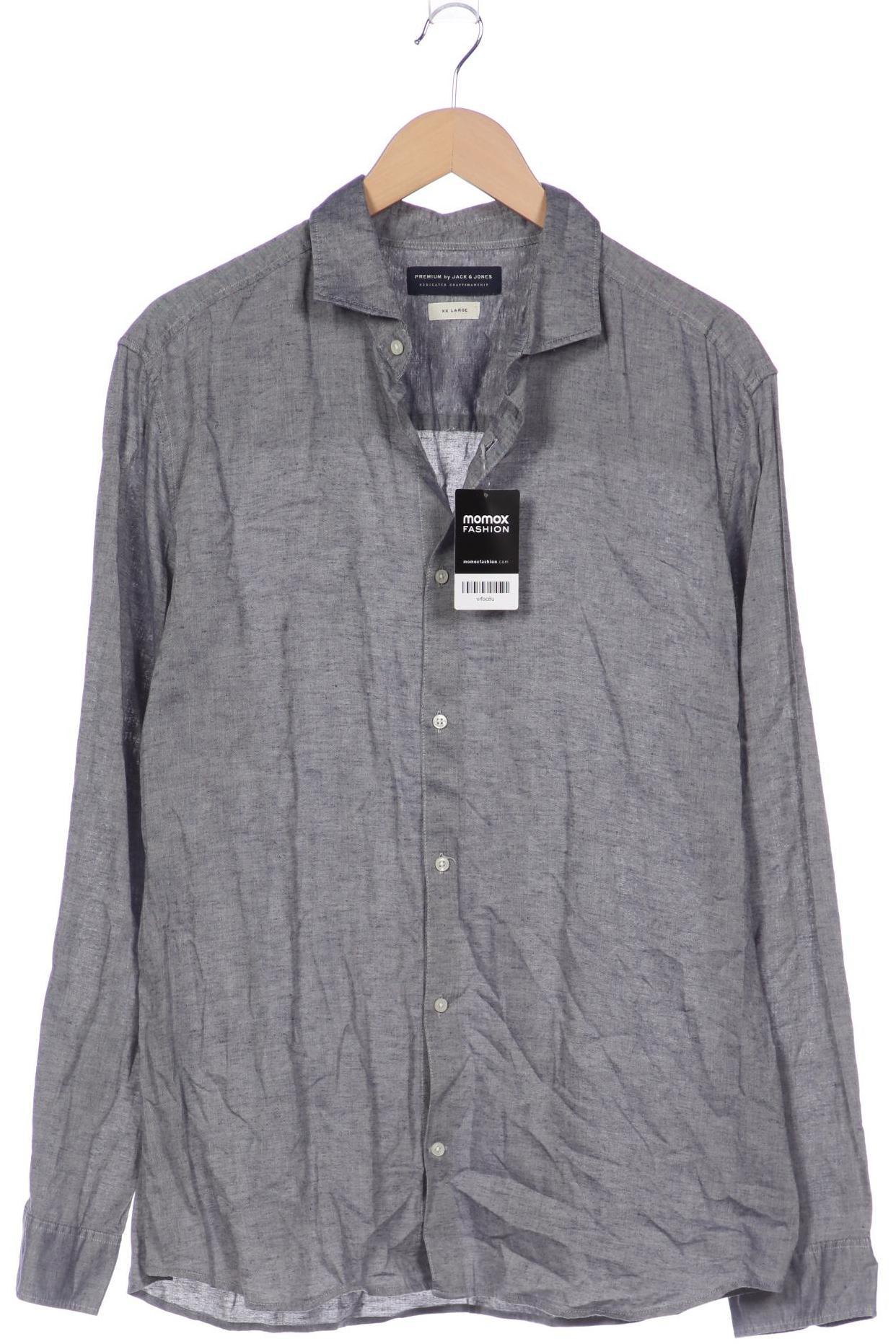 

Jack & Jones Herren Hemd, blau, Gr. 56