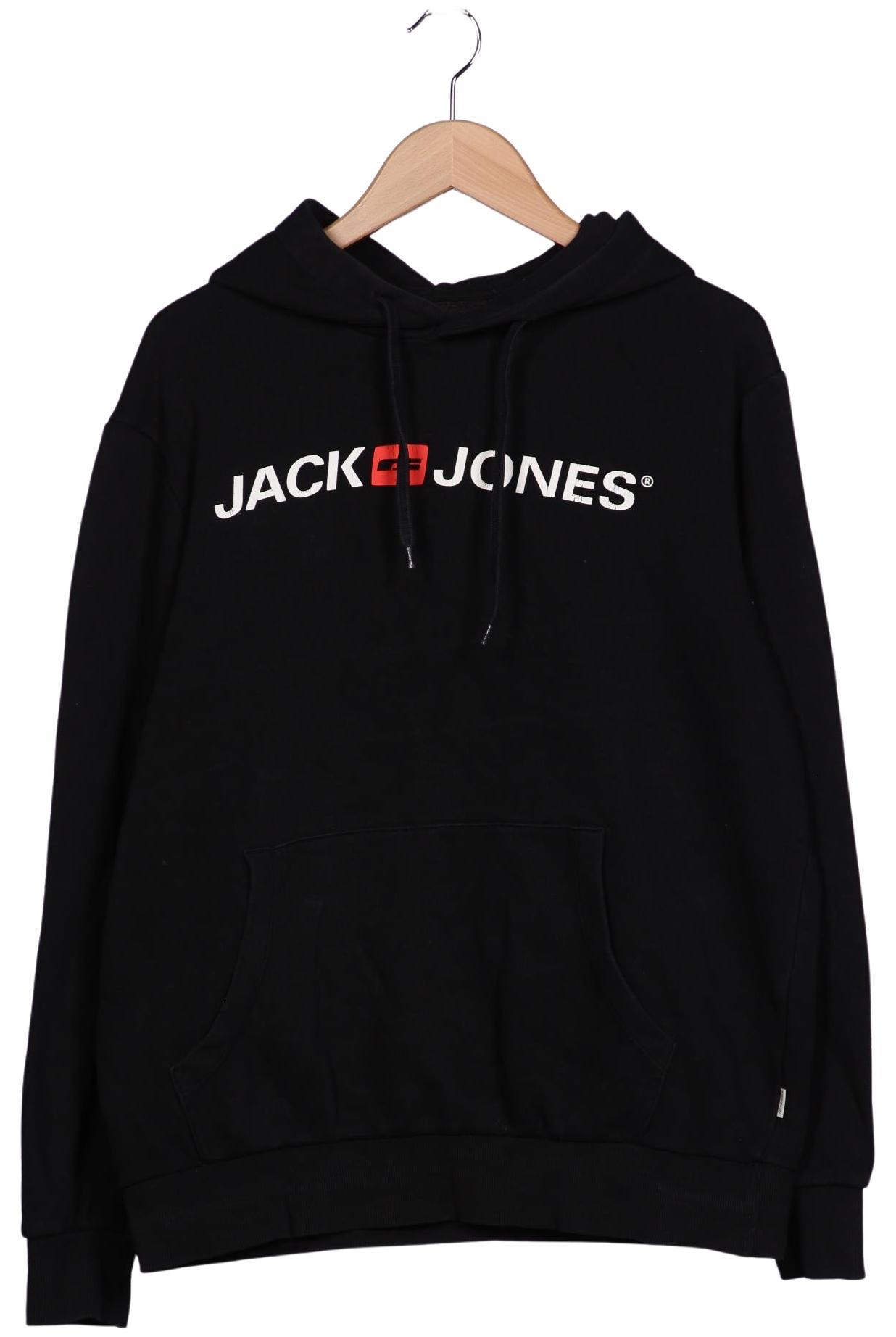 

Jack & Jones Herren Kapuzenpullover, schwarz, Gr. 52