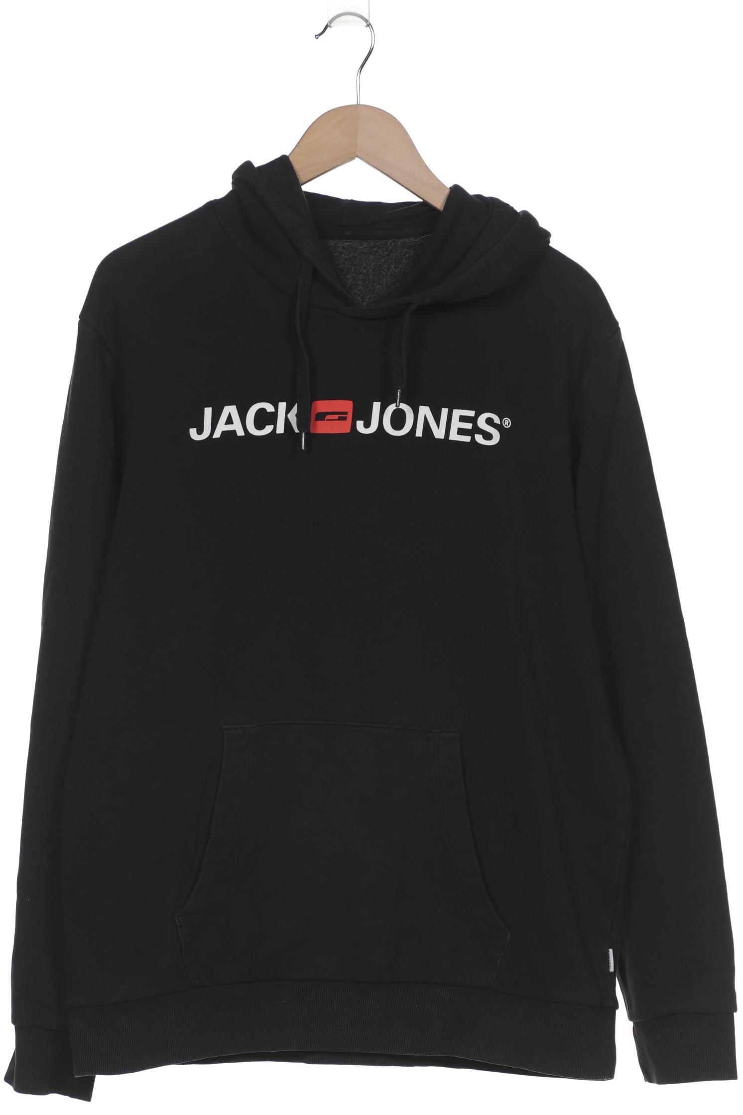 

Jack & Jones Herren Kapuzenpullover, schwarz, Gr. 56