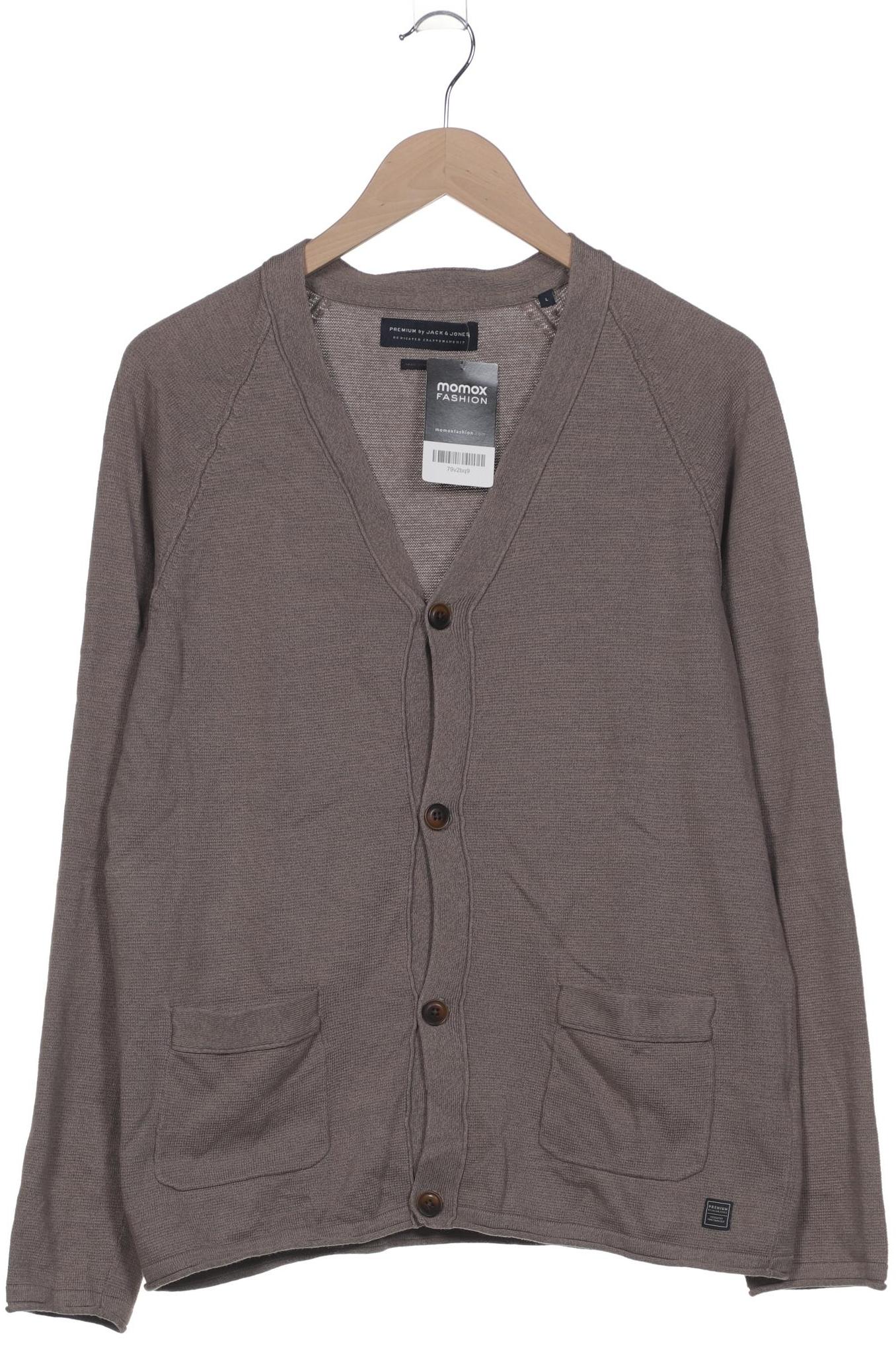 Thumbnail - Jack &amp; Jones Herren Strickjacke, braun, Gr. 52