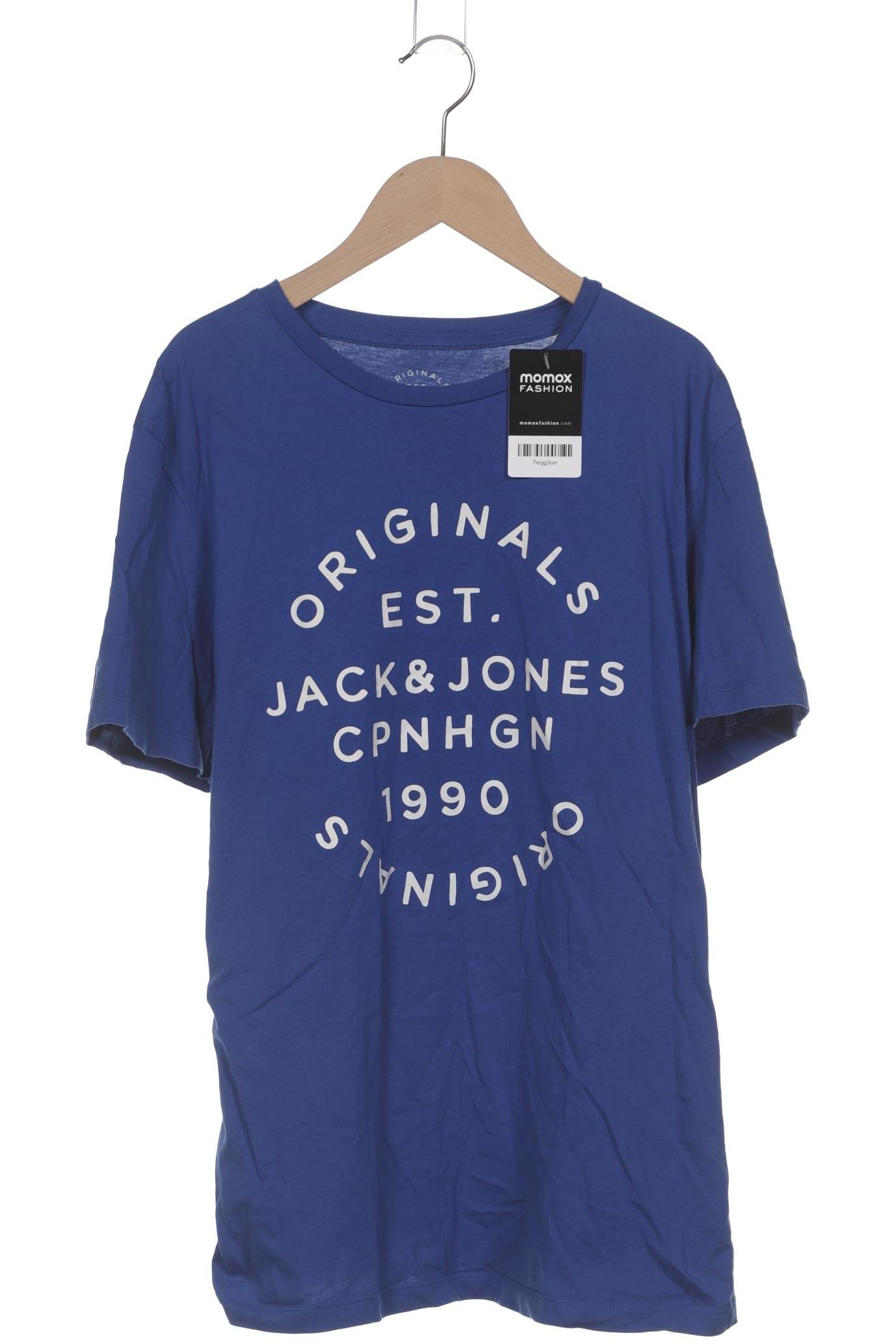 

Jack & Jones Herren T-Shirt, blau, Gr. 52