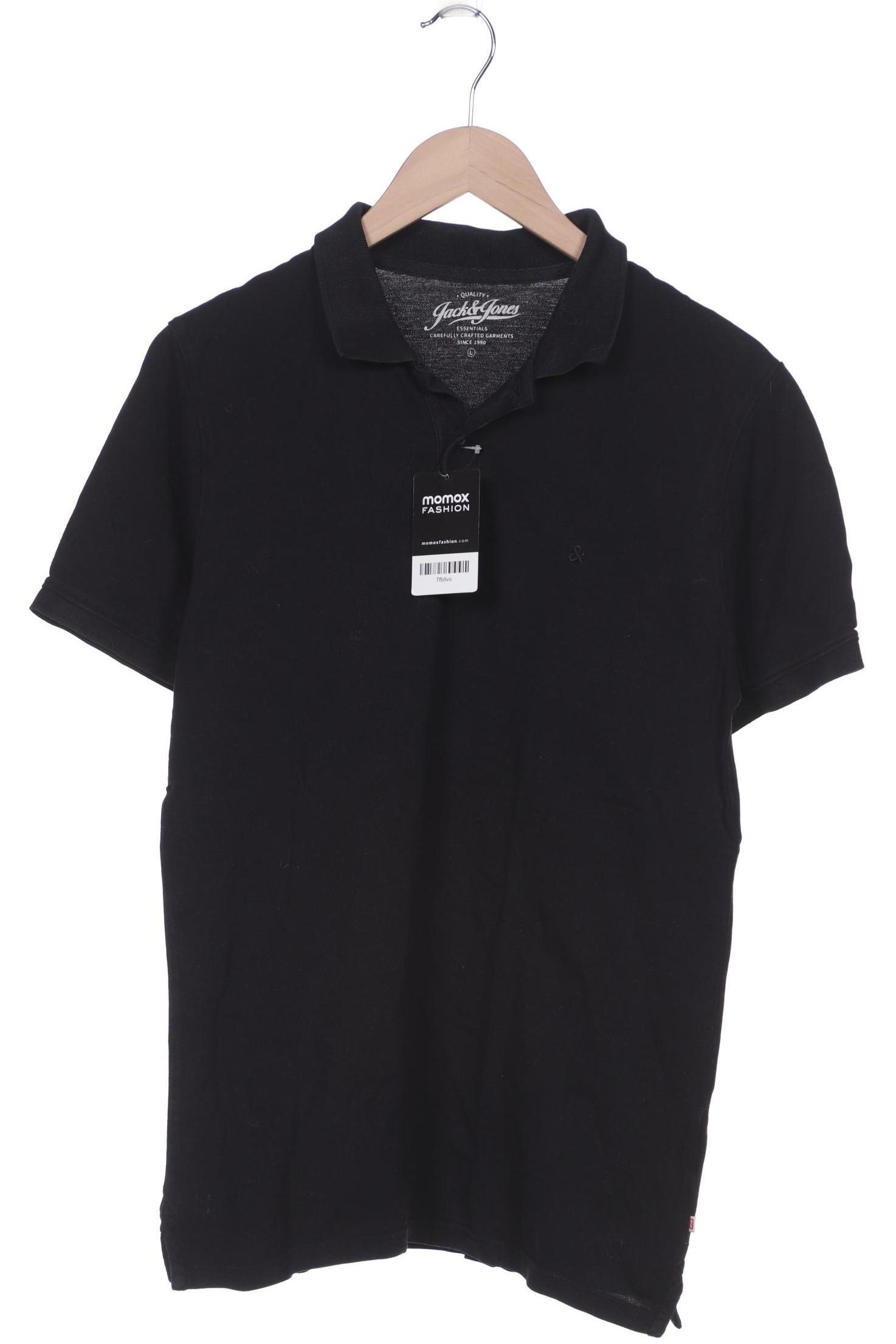 

JACK & JONES Herren Poloshirt, schwarz