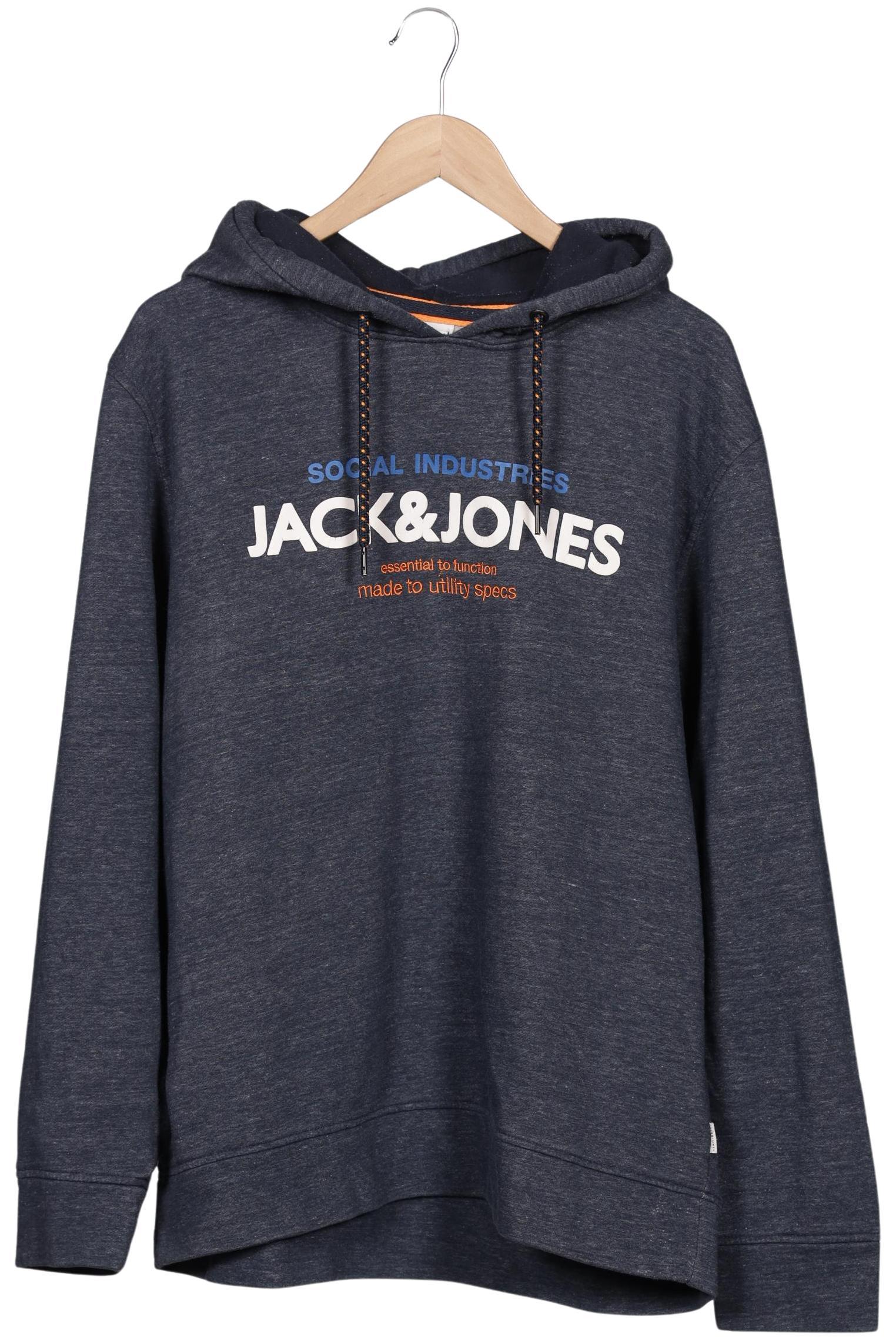 Thumbnail - Jack &amp; Jones Herren Kapuzenpullover, marineblau, Gr. 56
