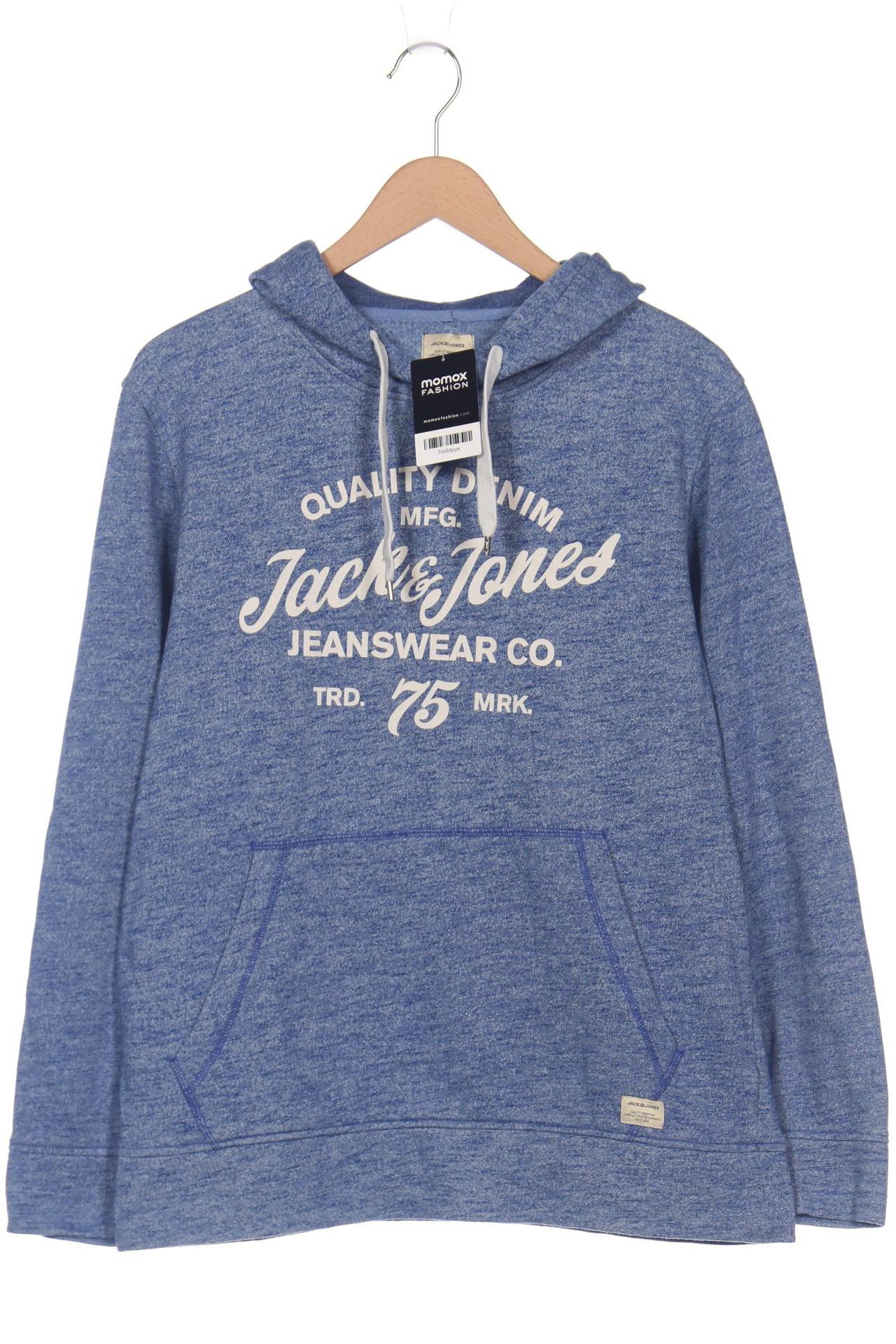 

Jack & Jones Herren Kapuzenpullover, blau, Gr. 52