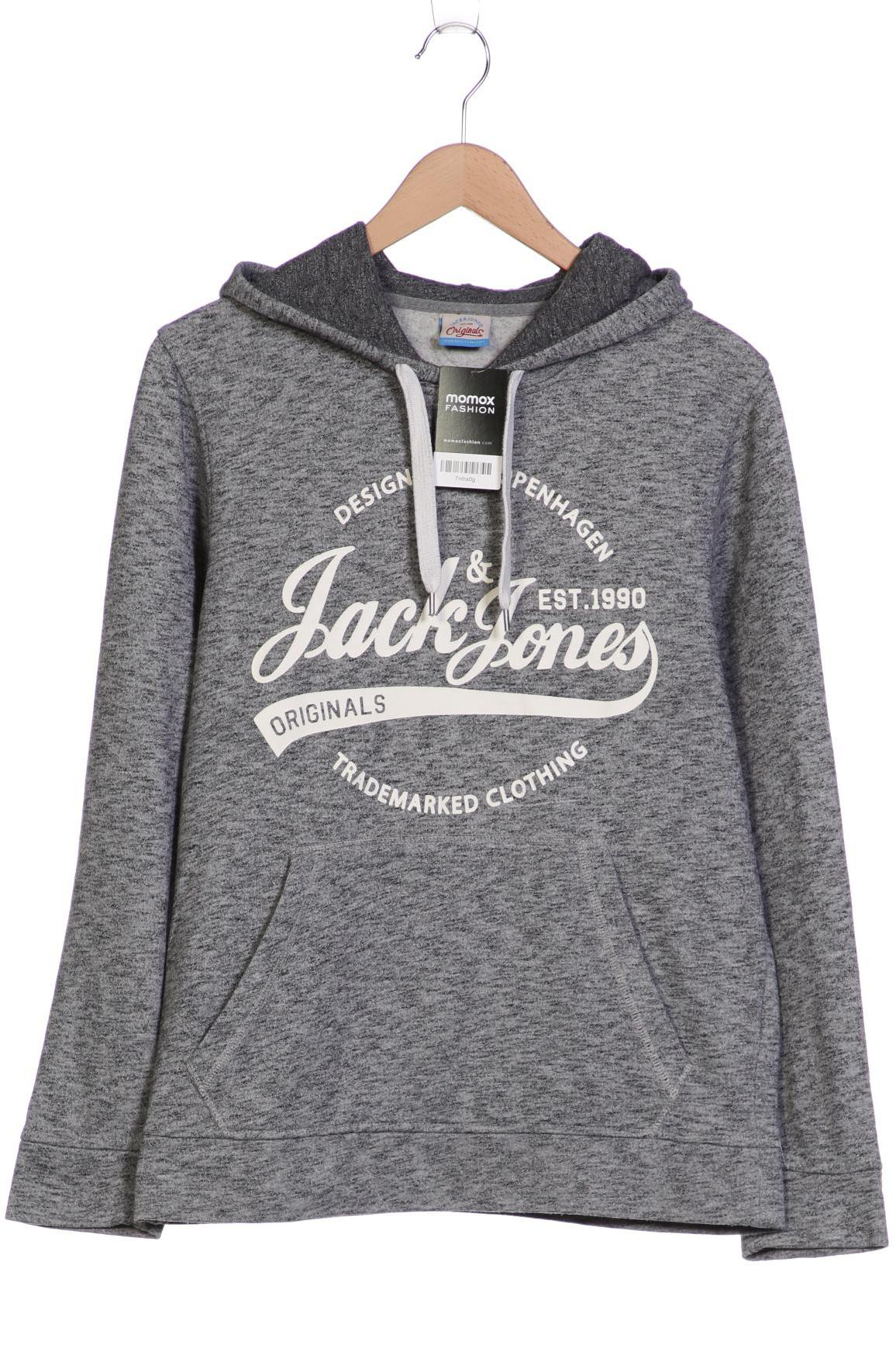 

JACK & JONES Herren Kapuzenpullover, grau