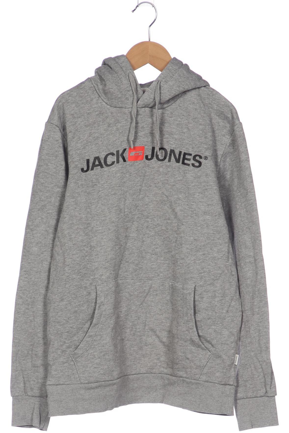 

Jack & Jones Herren Kapuzenpullover, grau, Gr. 48