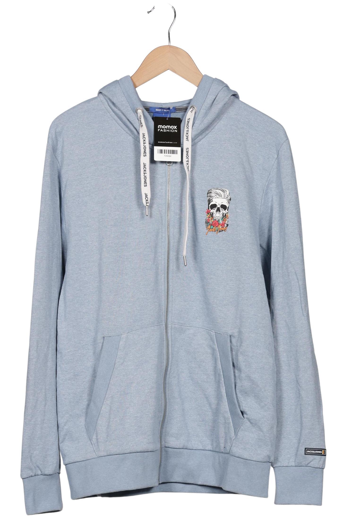 

Jack & Jones Herren Kapuzenpullover, hellblau, Gr. 52
