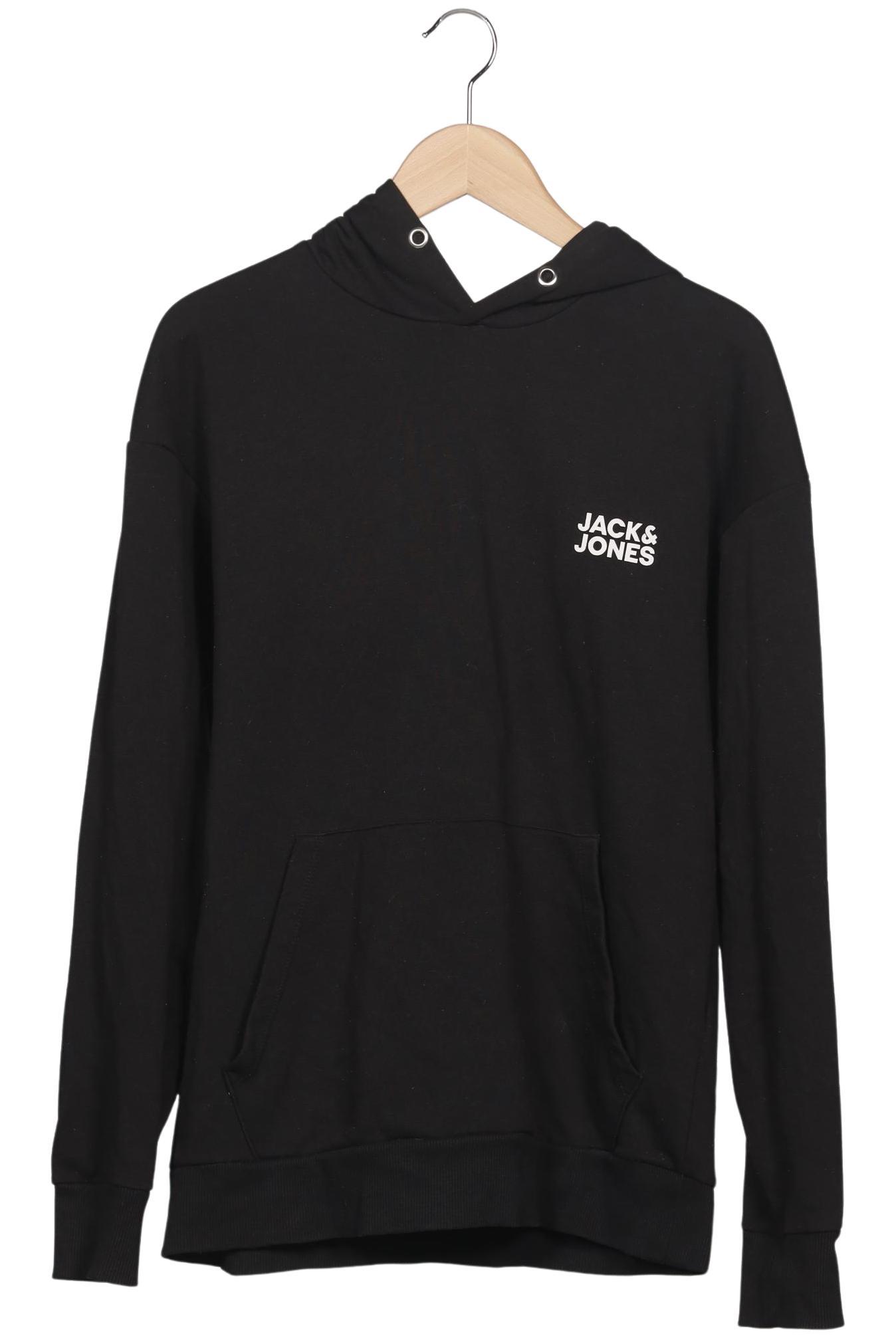 

Jack & Jones Herren Kapuzenpullover, schwarz, Gr. 48