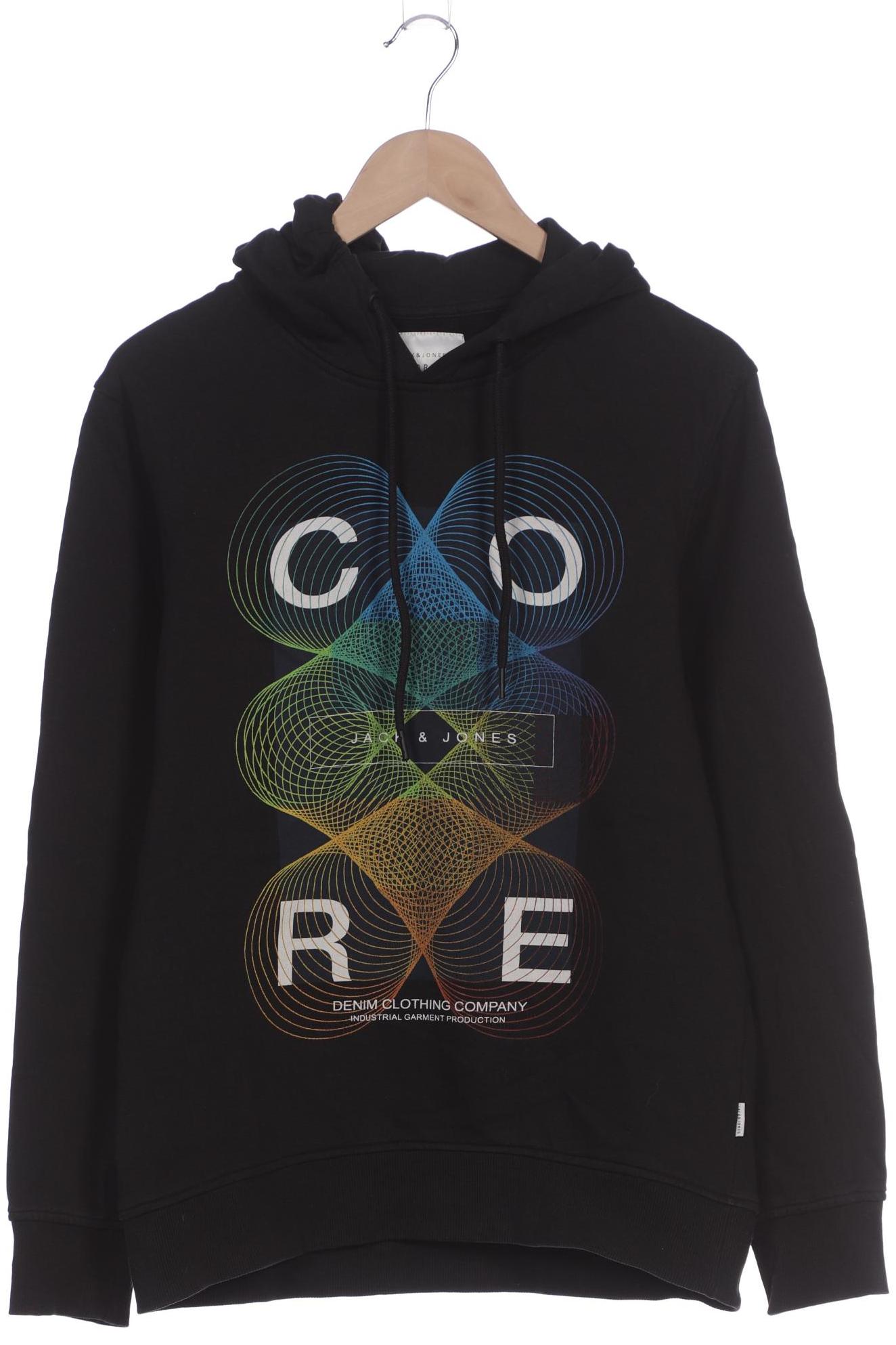 

Jack & Jones Herren Kapuzenpullover, schwarz, Gr. 48