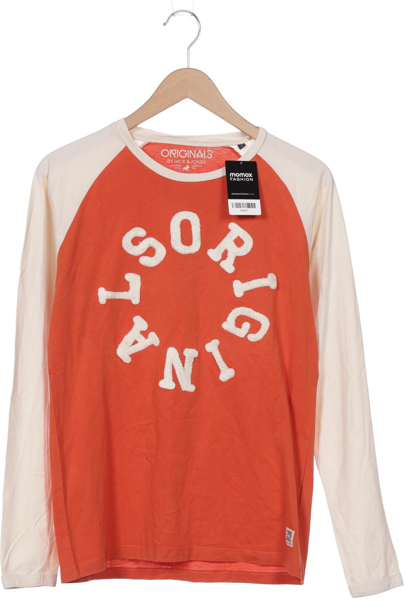 

Jack & Jones Herren Langarmshirt, orange