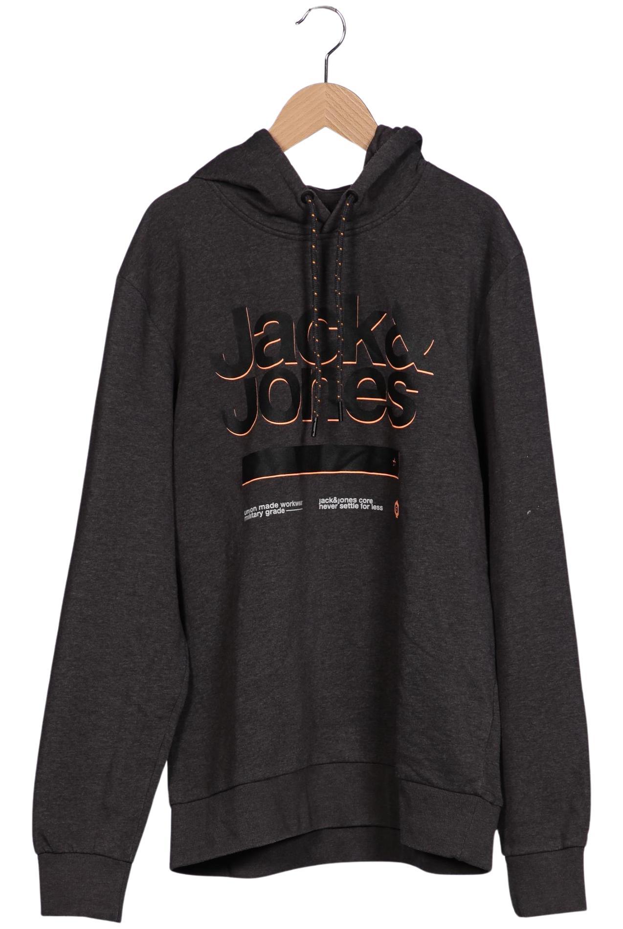 

Jack & Jones Herren Kapuzenpullover, grau, Gr. 52