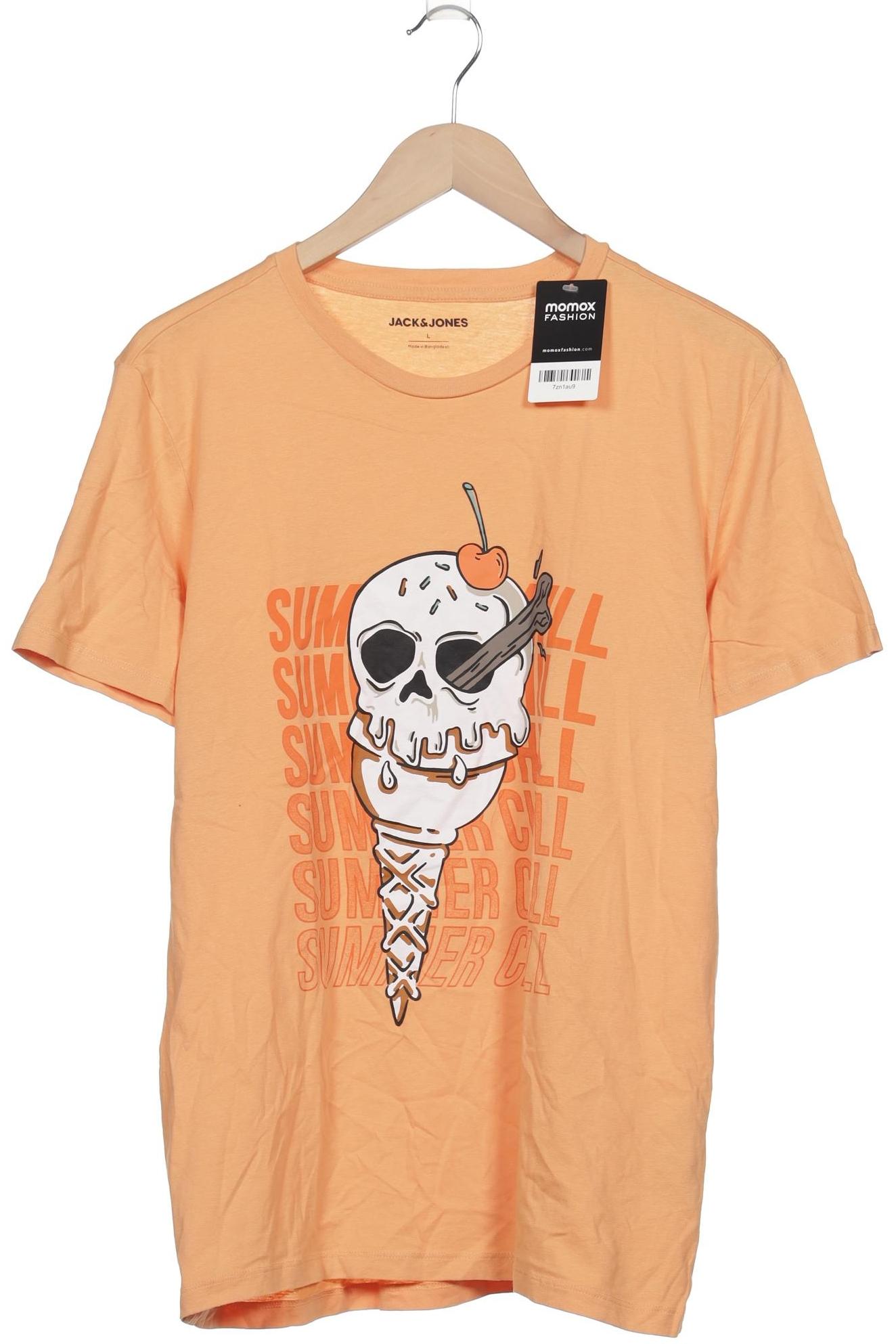 

Jack & Jones Herren T-Shirt, orange, Gr. 52