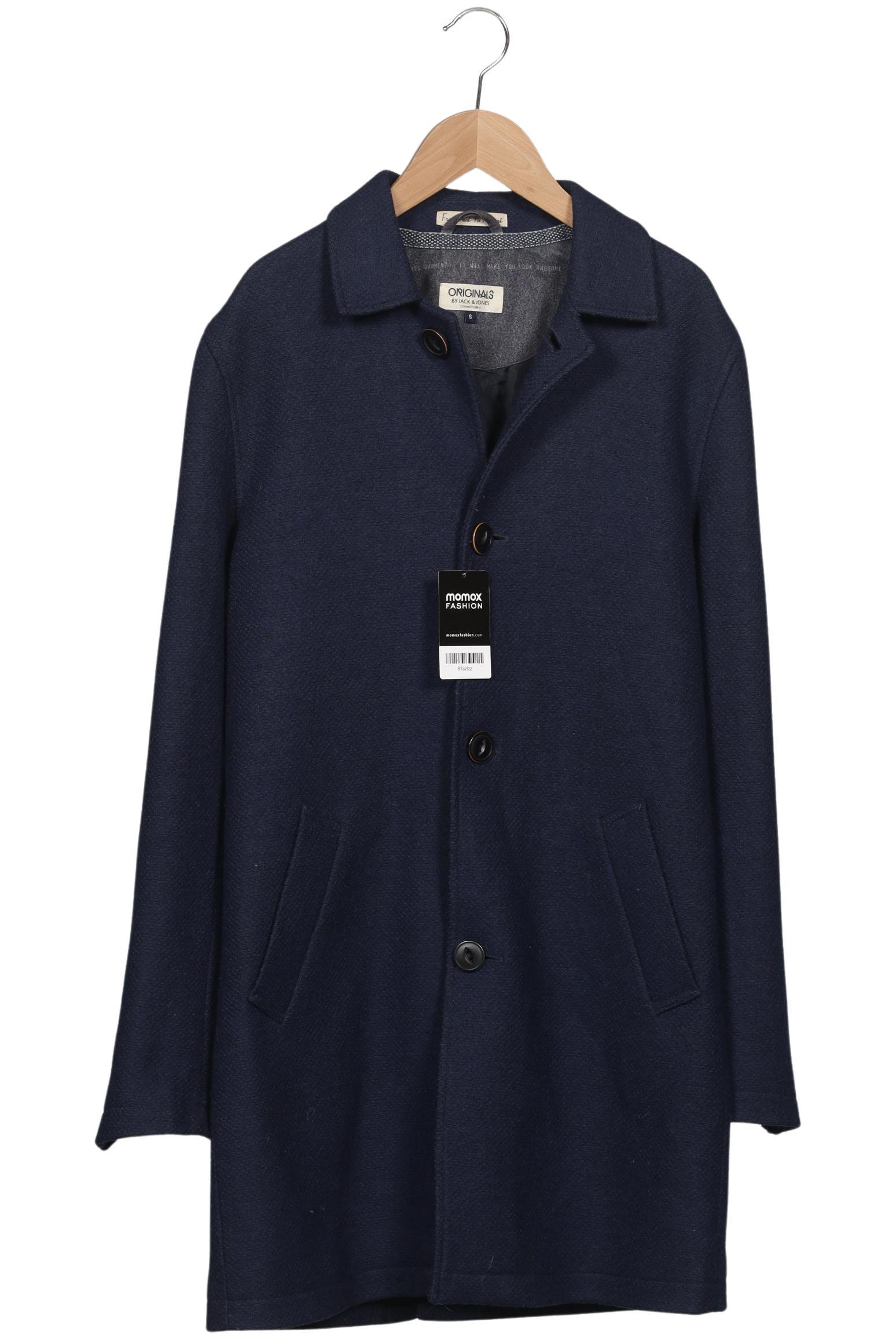 

Jack & Jones Herren Mantel, marineblau, Gr. 46
