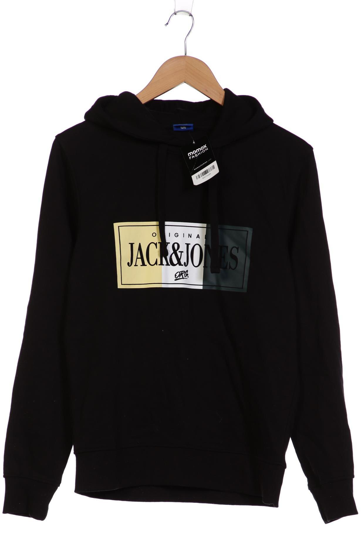 

Jack & Jones Herren Kapuzenpullover, schwarz, Gr. 44