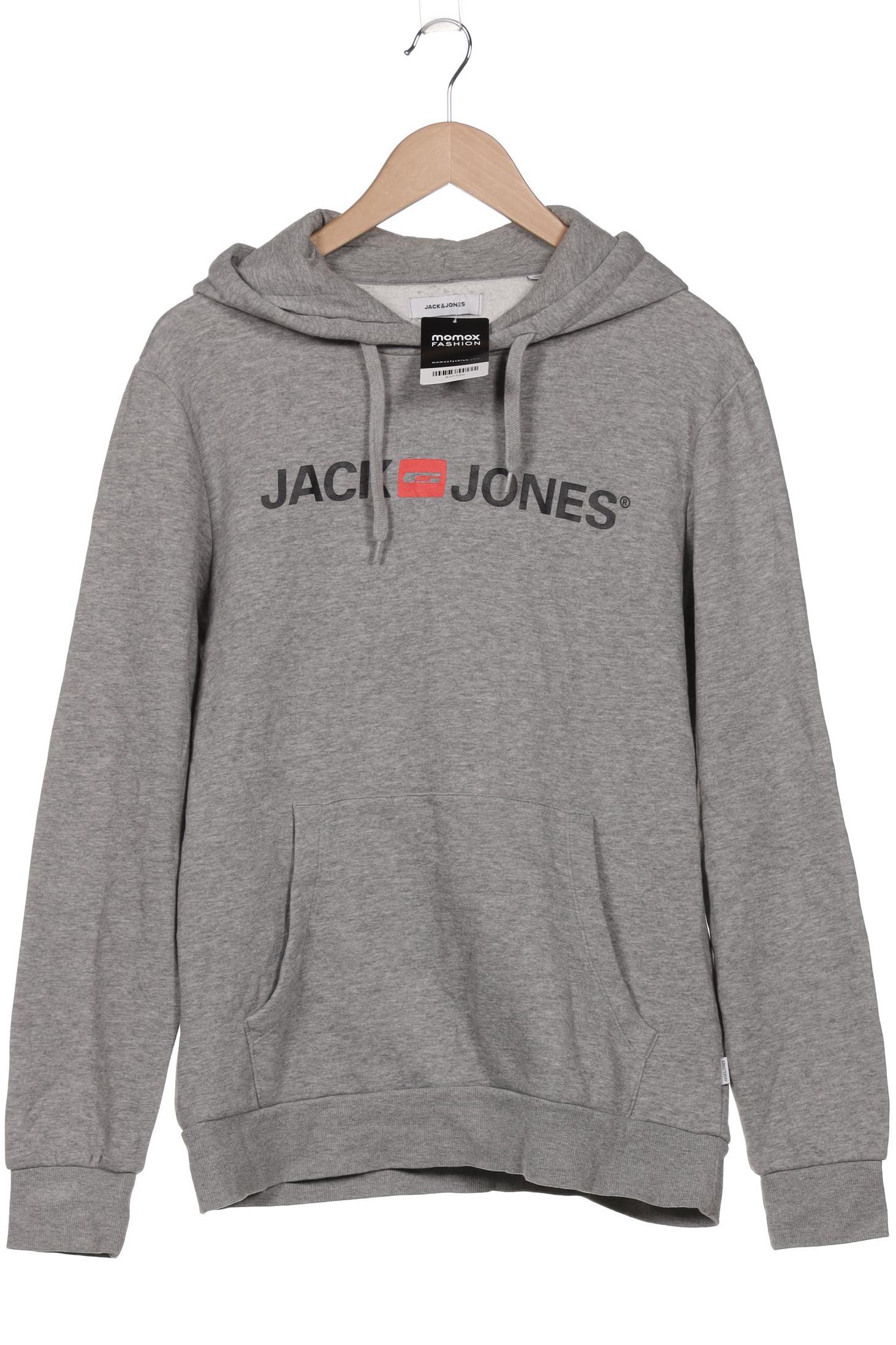 

Jack & Jones Herren Kapuzenpullover, grau, Gr. 48
