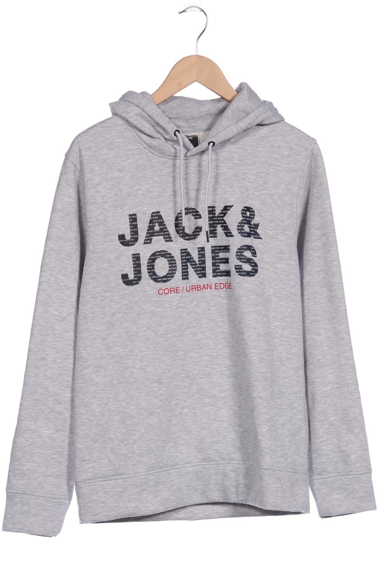 

Jack & Jones Herren Kapuzenpullover, grau, Gr. 48