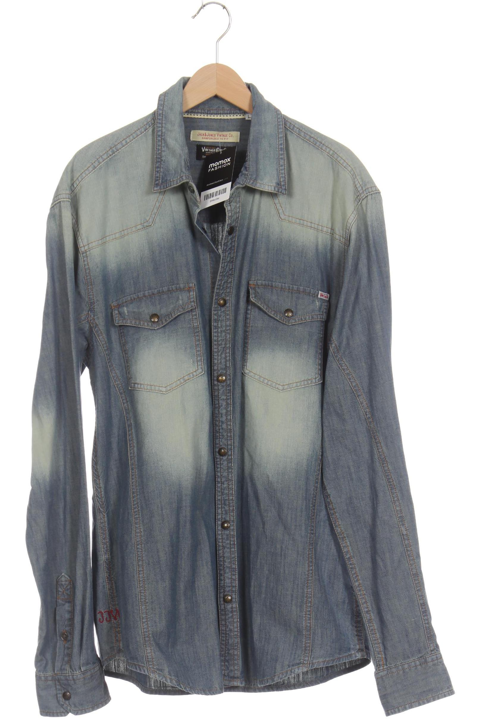 

Jack & Jones Herren Hemd, blau, Gr. 52