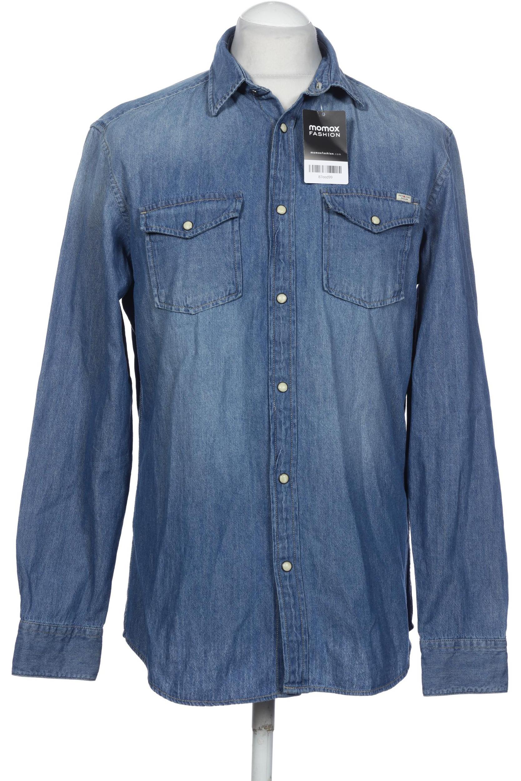 

Jack & Jones Herren Hemd, blau, Gr. 52