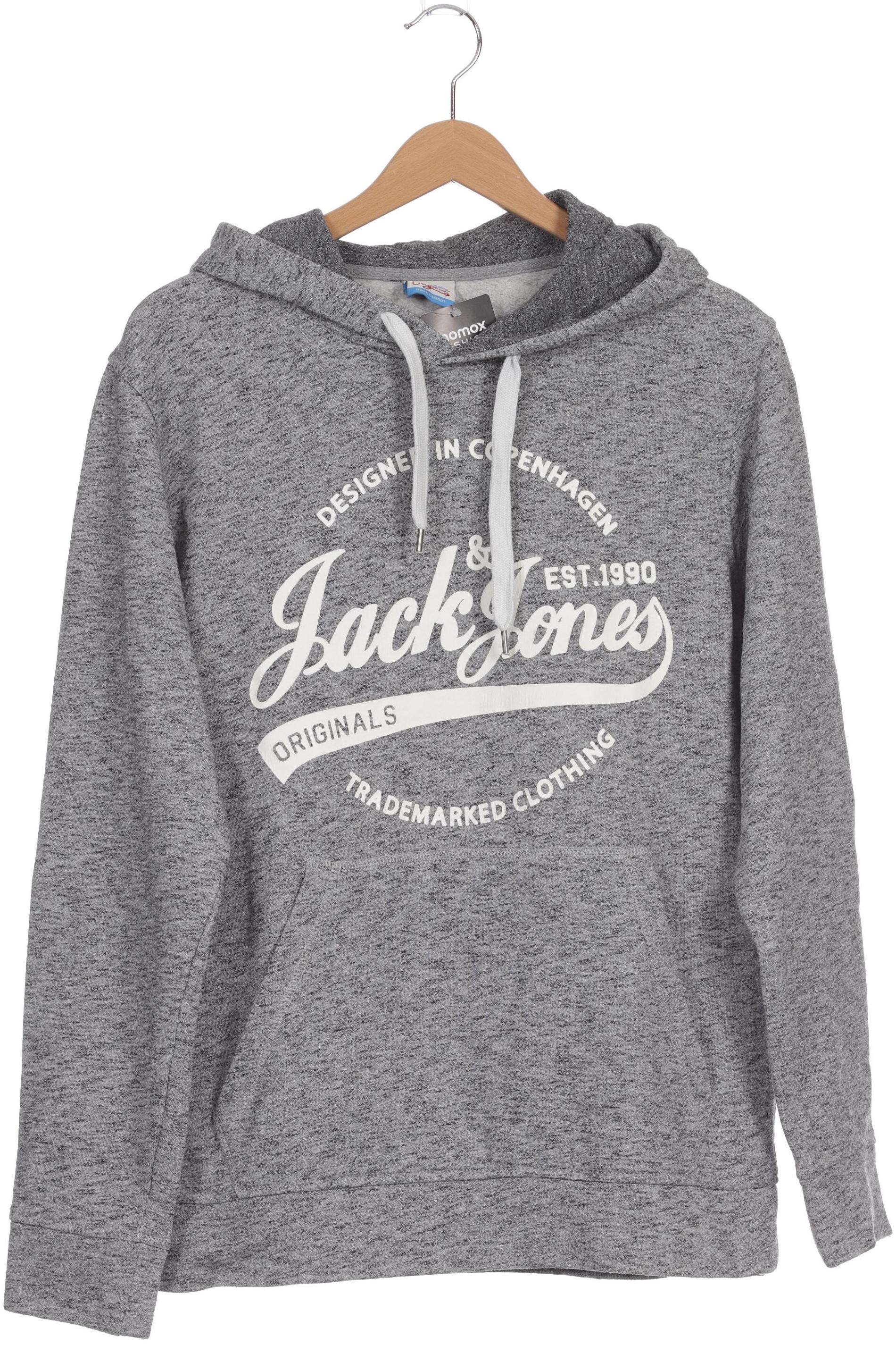 

Jack & Jones Herren Kapuzenpullover, grau, Gr. 52