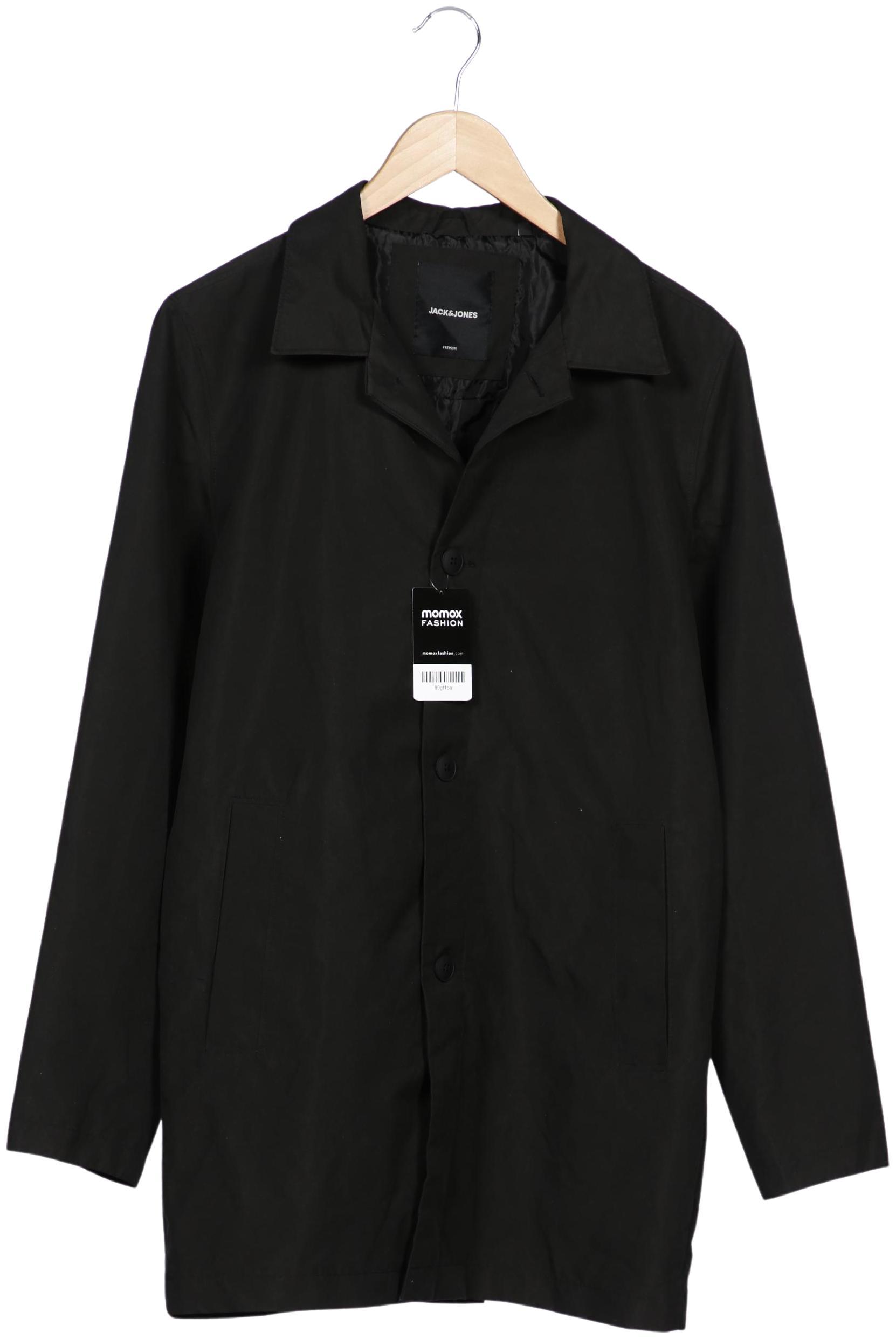 

Jack & Jones Herren Mantel, schwarz, Gr. 48
