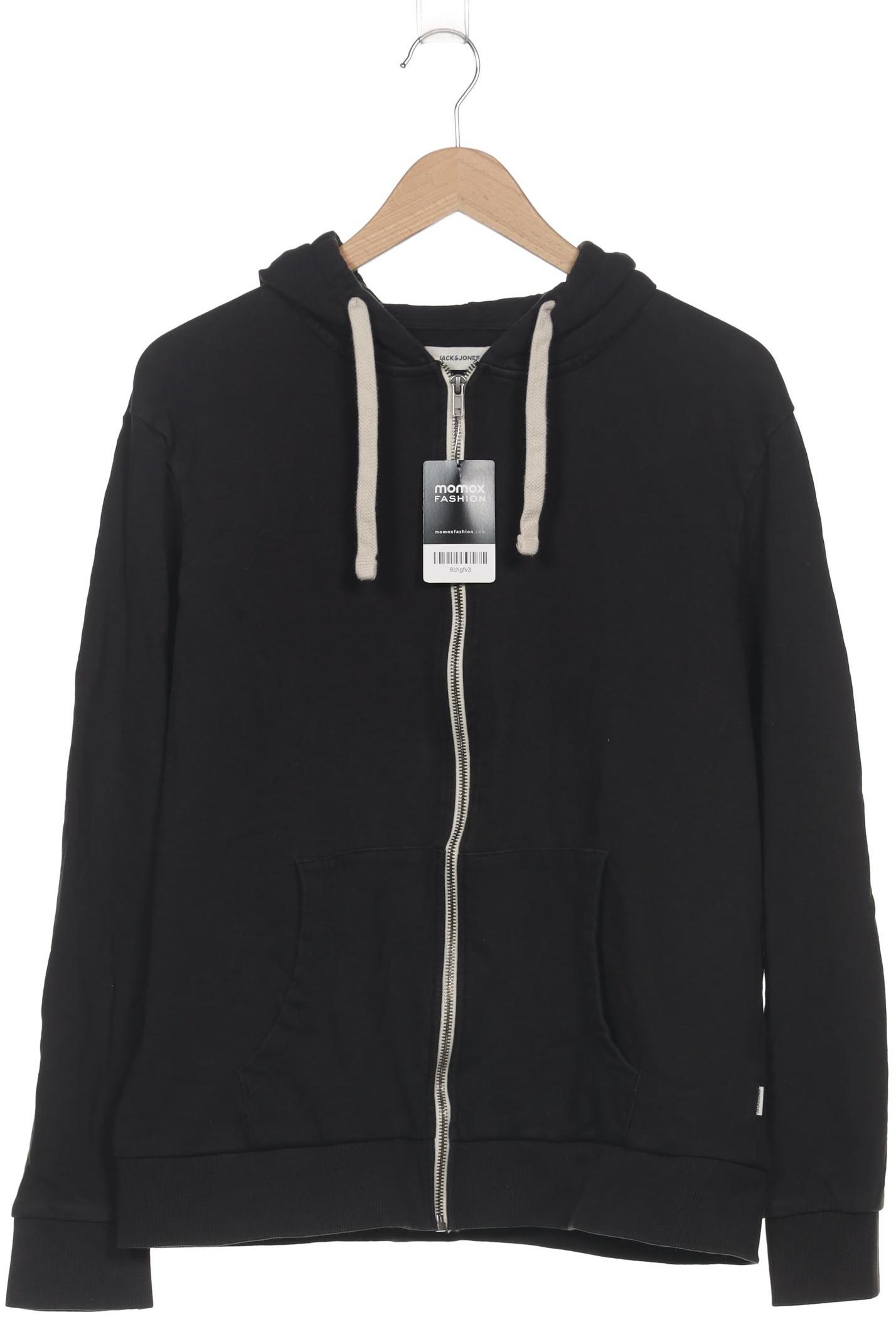 

Jack & Jones Herren Kapuzenpullover, schwarz, Gr. 54
