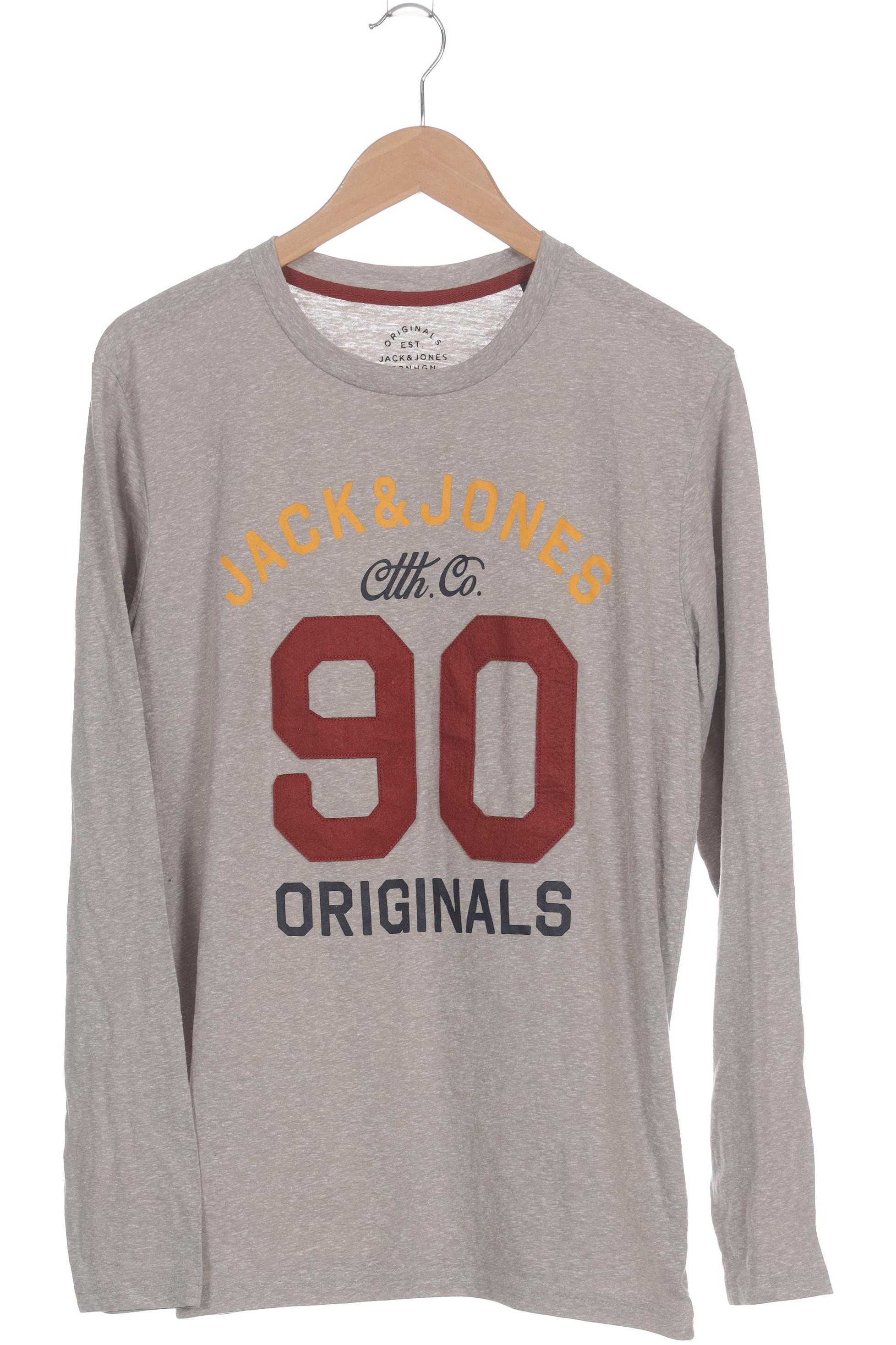 

Jack & Jones Herren Langarmshirt, beige, Gr.