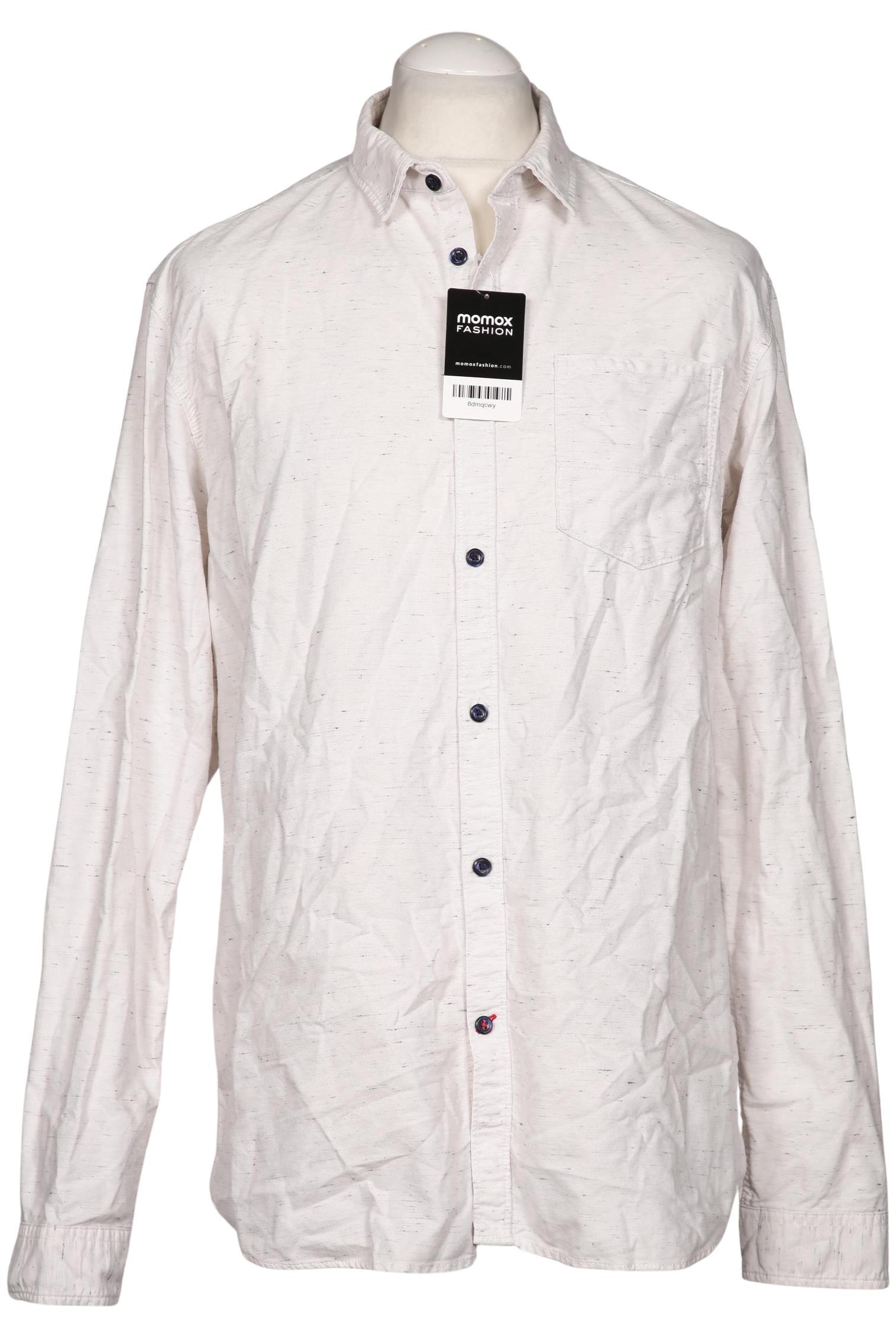 Thumbnail - Jack &amp; Jones Herren Hemd, cremeweiß, Gr. 54