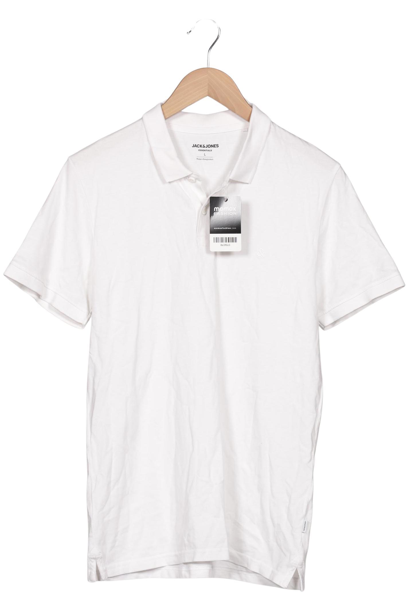

Jack & Jones Herren Poloshirt, weiß, Gr. 52