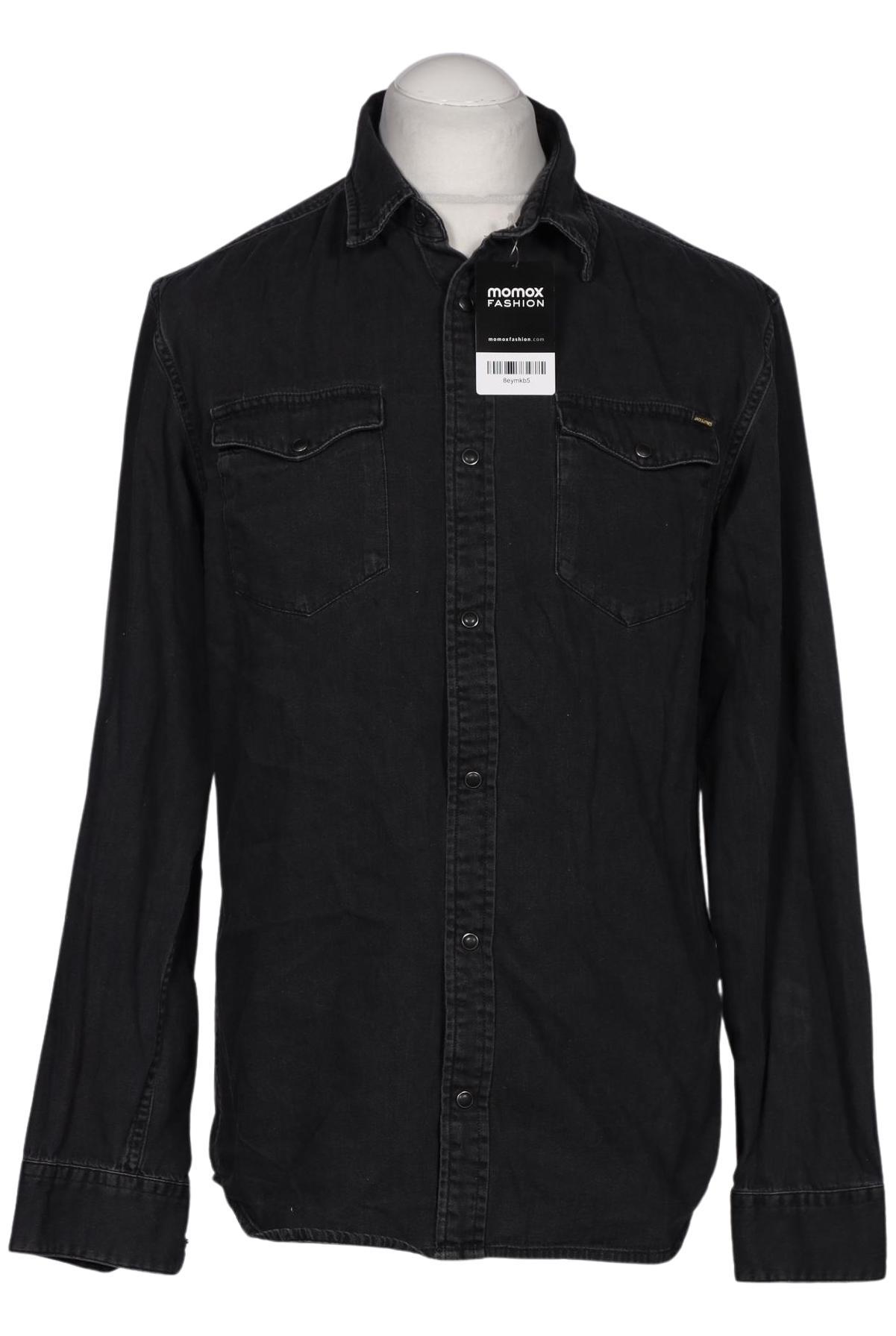 

Jack & Jones Herren Hemd, schwarz, Gr. 52