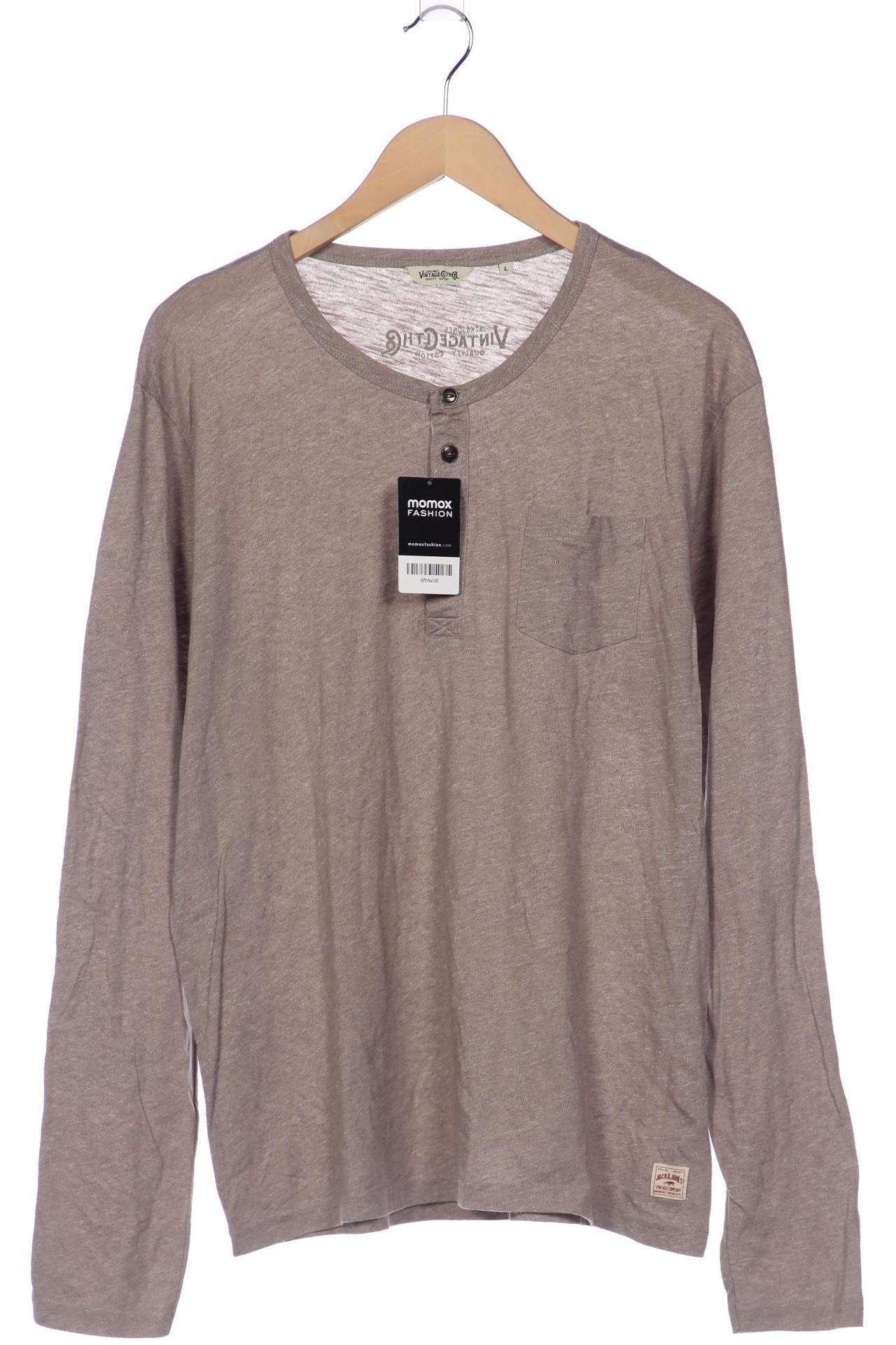 

Jack & Jones Herren Langarmshirt, grau, Gr. 52