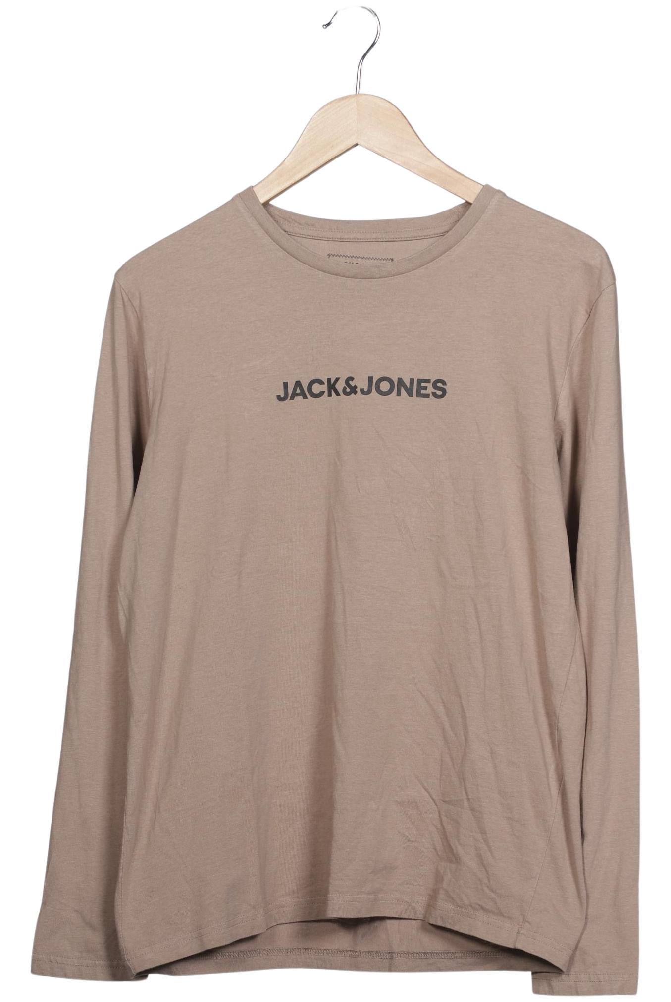 

Jack & Jones Herren Langarmshirt, beige, Gr. 48