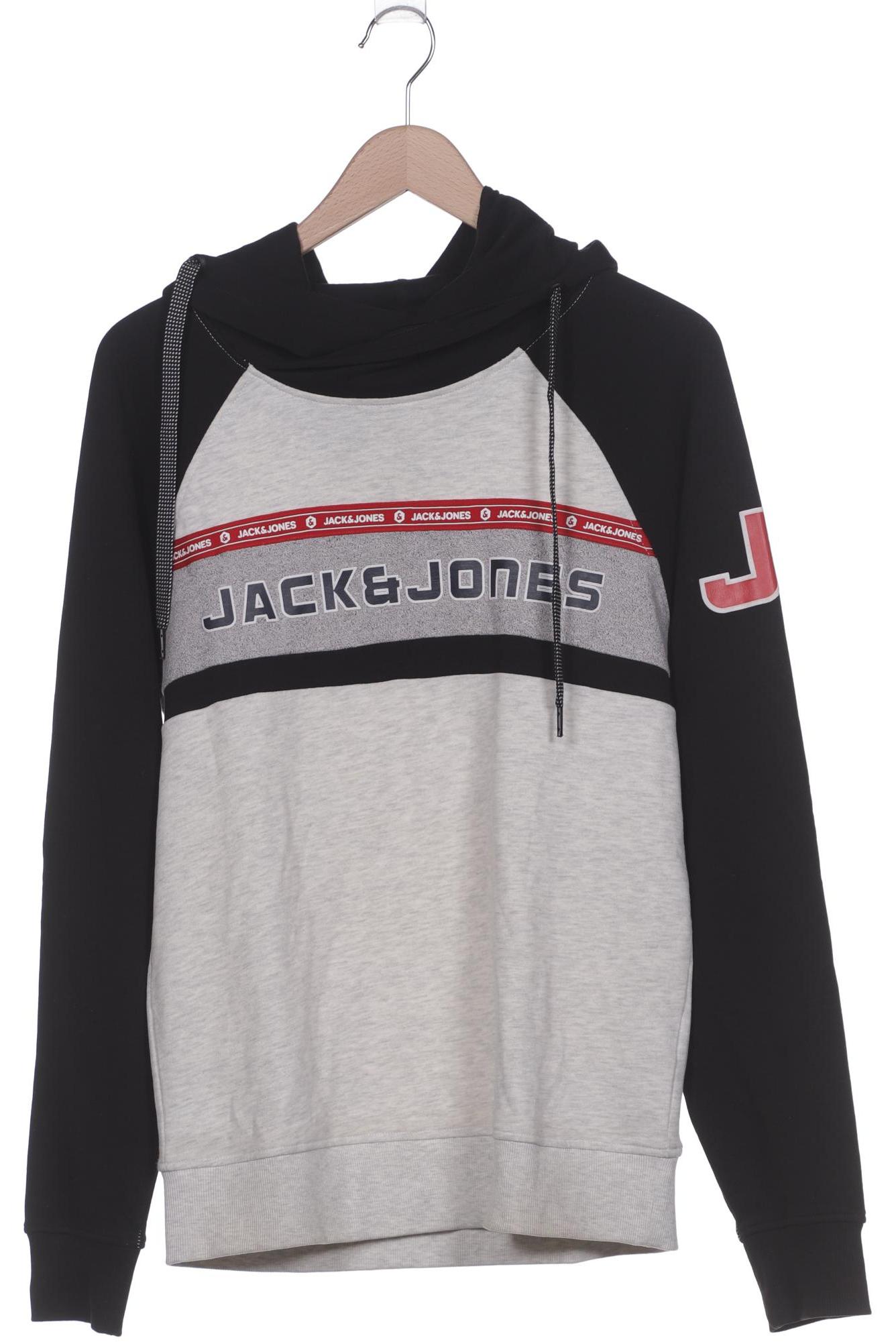 

Jack & Jones Herren Kapuzenpullover, grau, Gr. 46