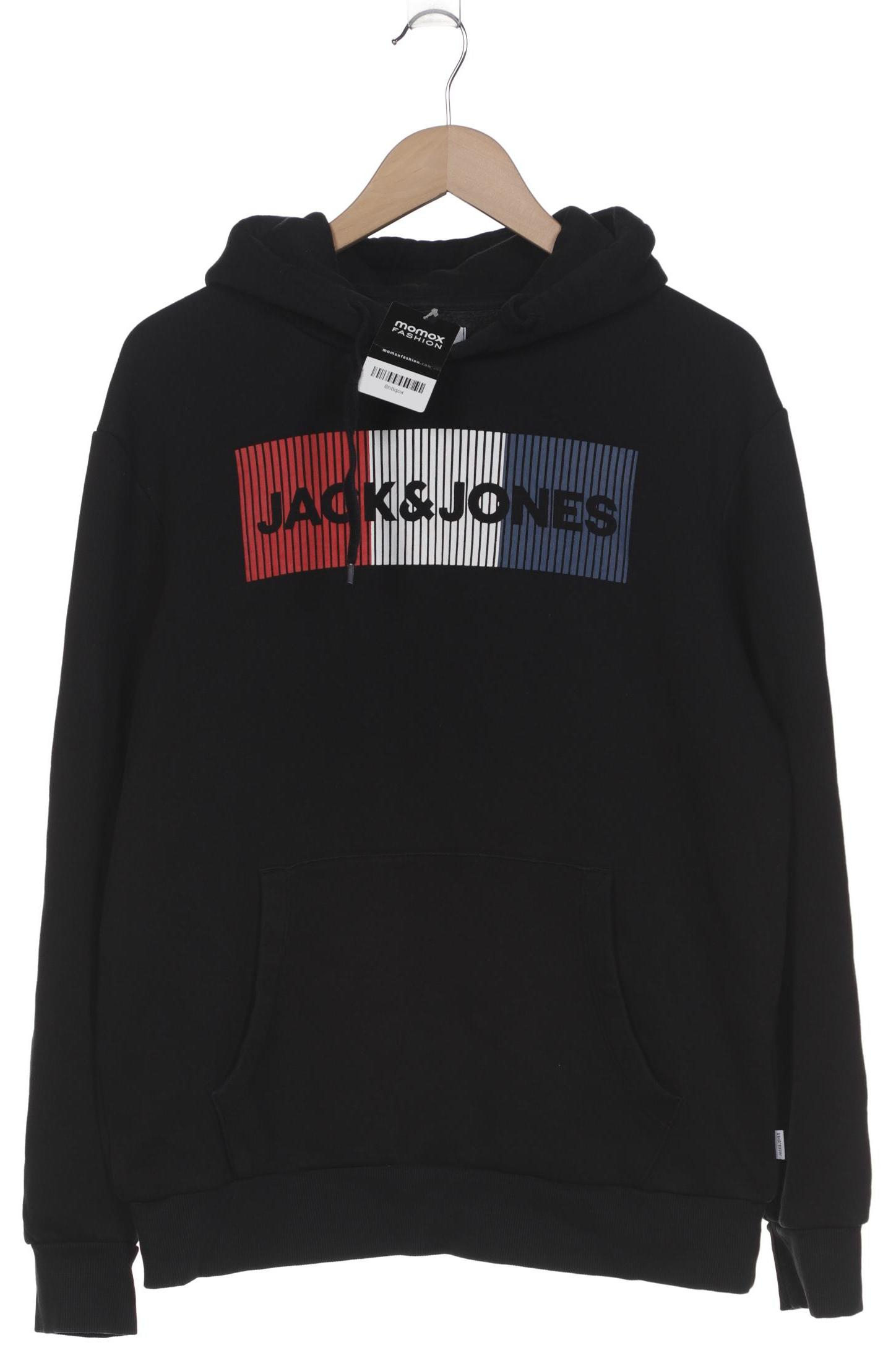 

Jack & Jones Herren Kapuzenpullover, schwarz, Gr. 52