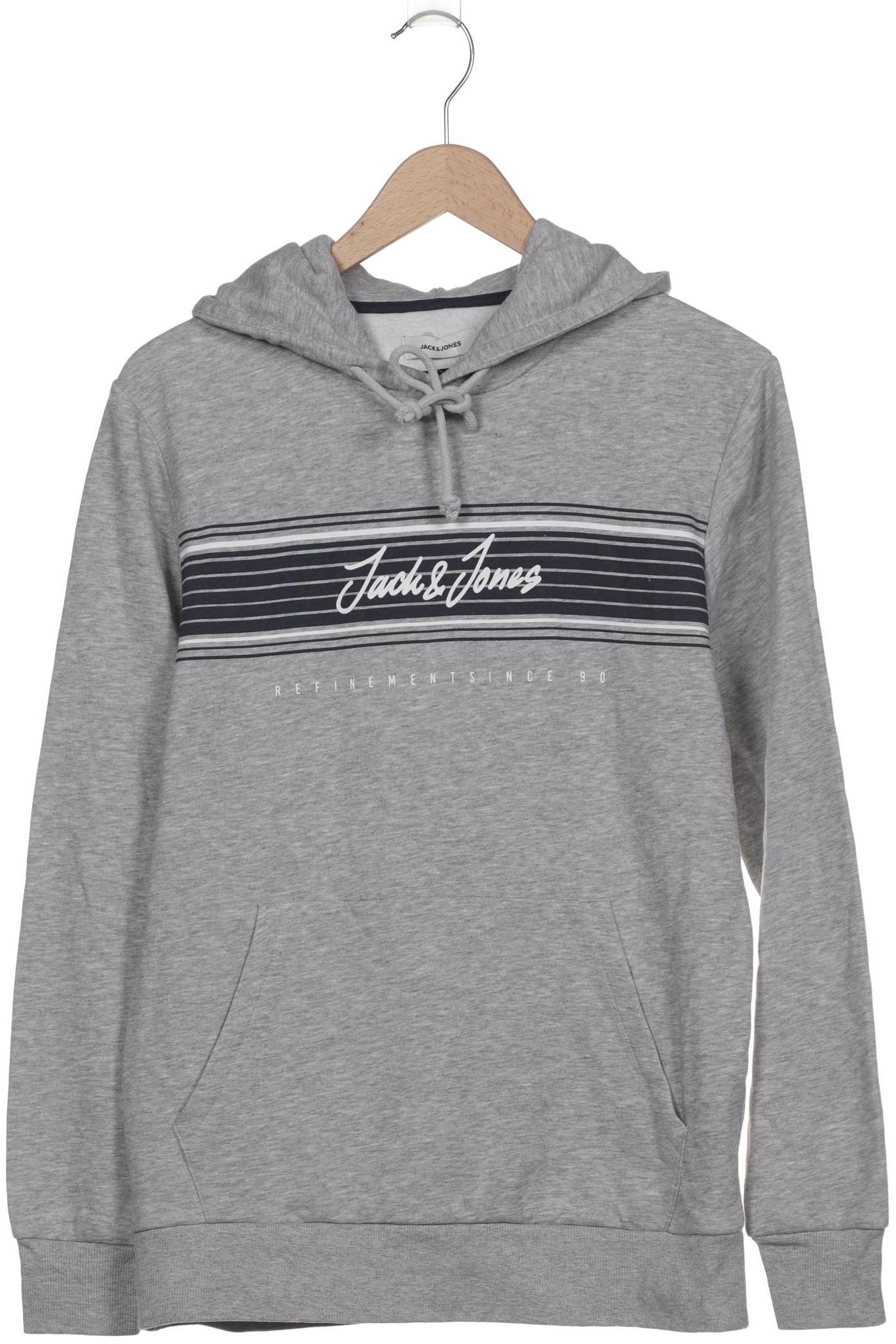 

Jack & Jones Herren Kapuzenpullover, grau, Gr. 52