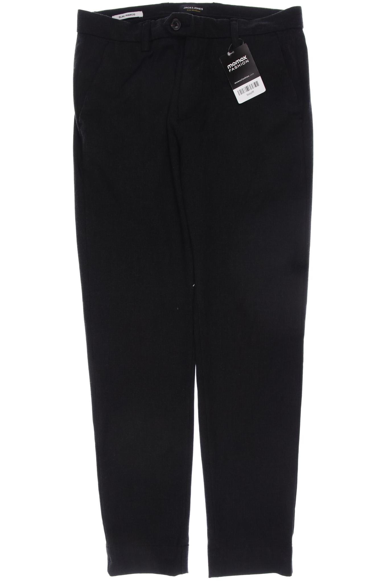

Jack & Jones Herren Stoffhose, schwarz, Gr. 46