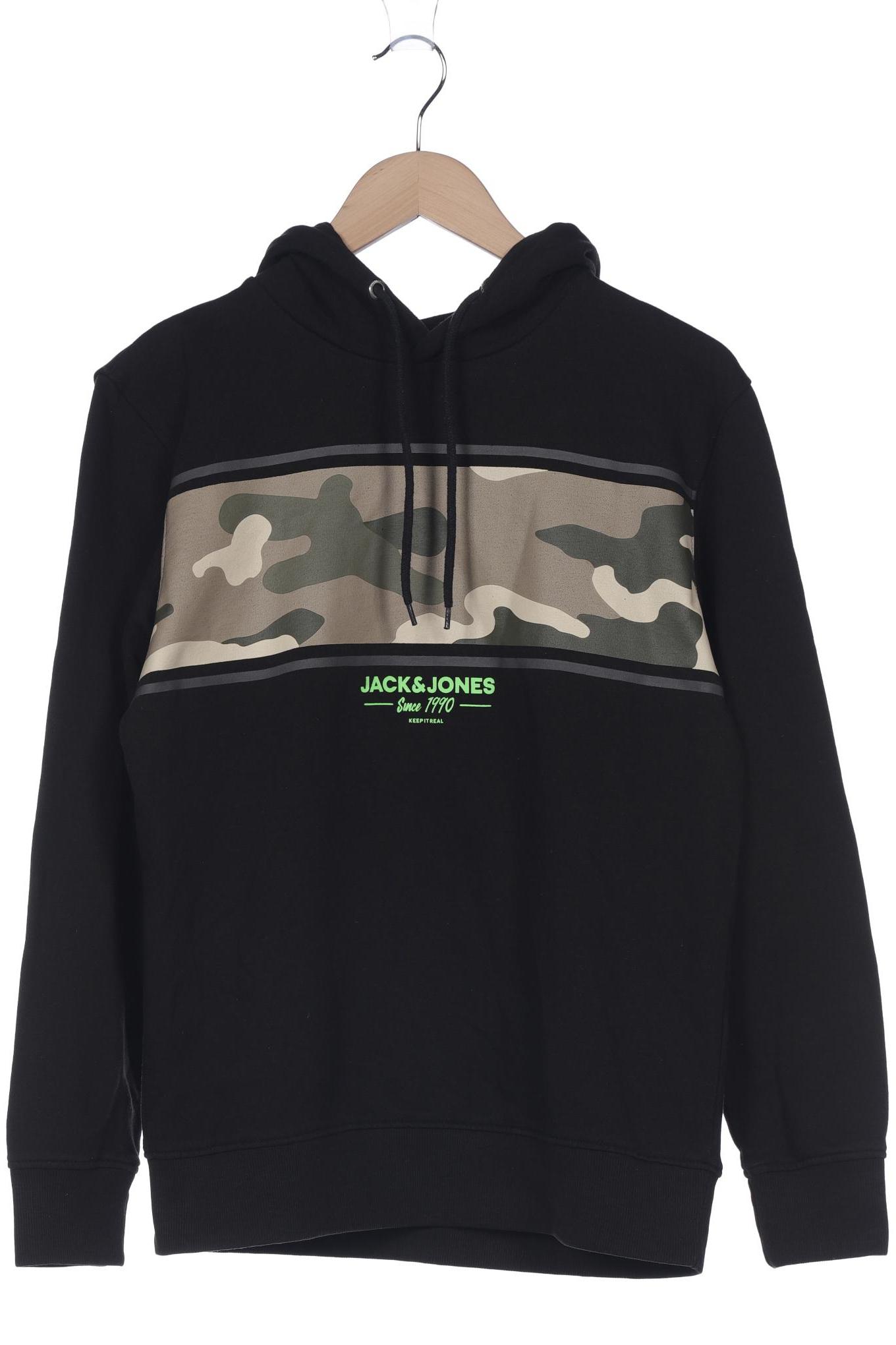 

Jack & Jones Herren Kapuzenpullover, schwarz, Gr. 52