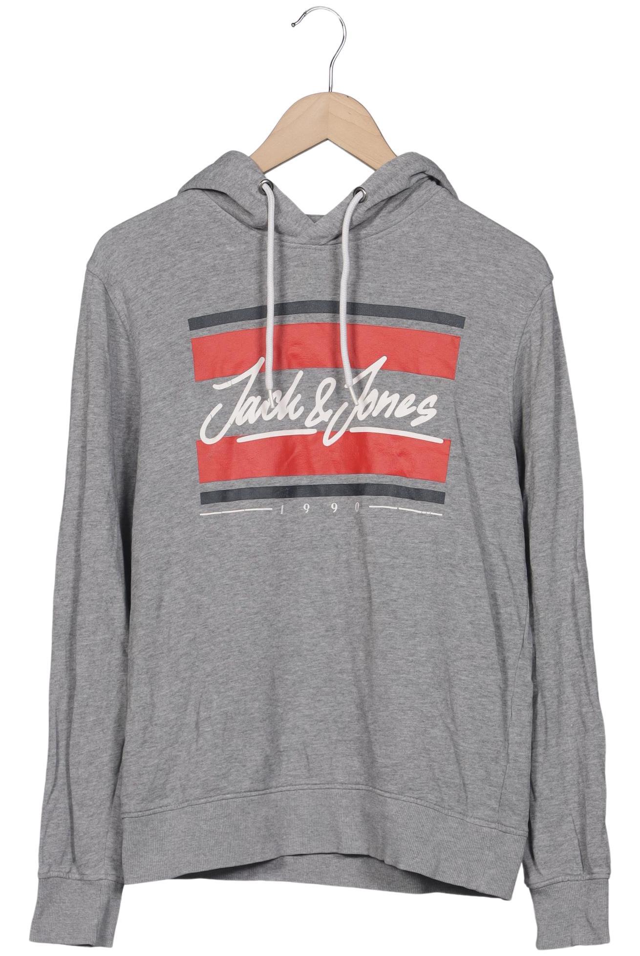 

Jack & Jones Herren Kapuzenpullover, grau, Gr. 48