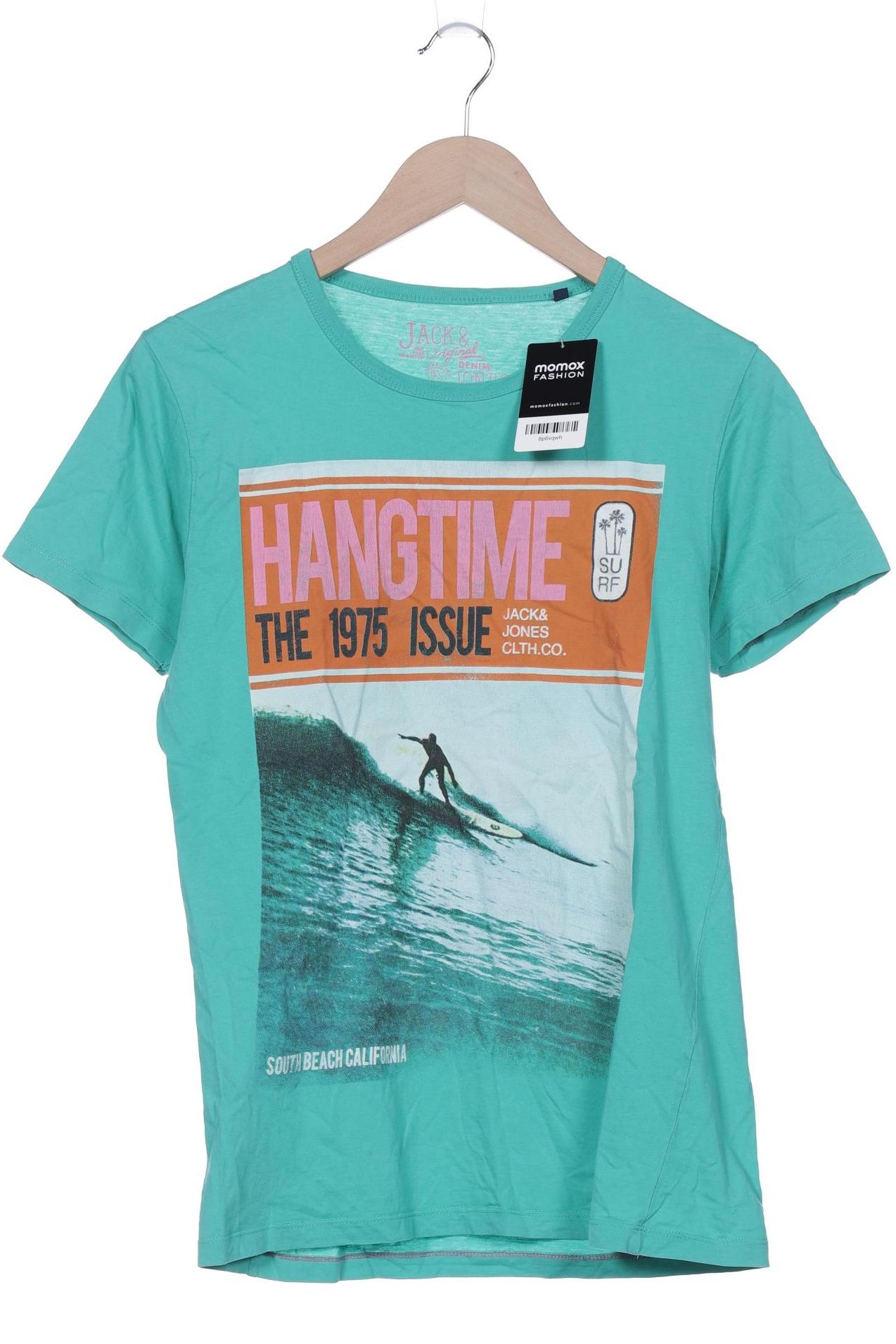 

Jack & Jones Herren T-Shirt, türkis, Gr. 48