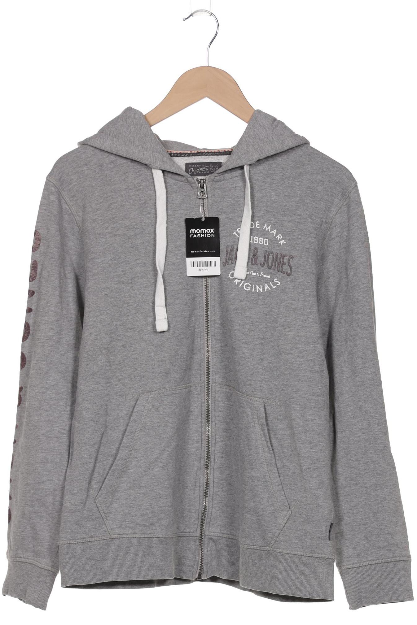 

Jack & Jones Herren Kapuzenpullover, grau, Gr. 52