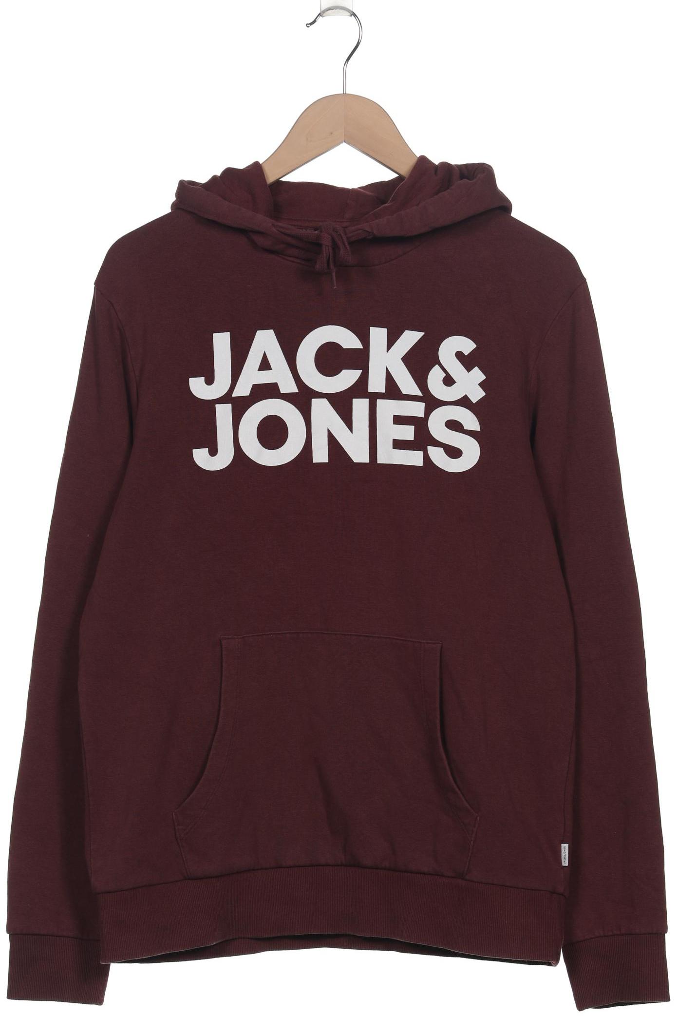 

Jack & Jones Herren Kapuzenpullover, bordeaux, Gr. 48