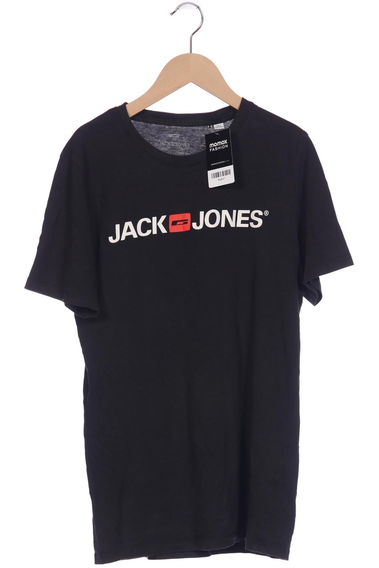 Thumbnail - Jack &amp; Jones Herren T-Shirt, schwarz, Gr. 48