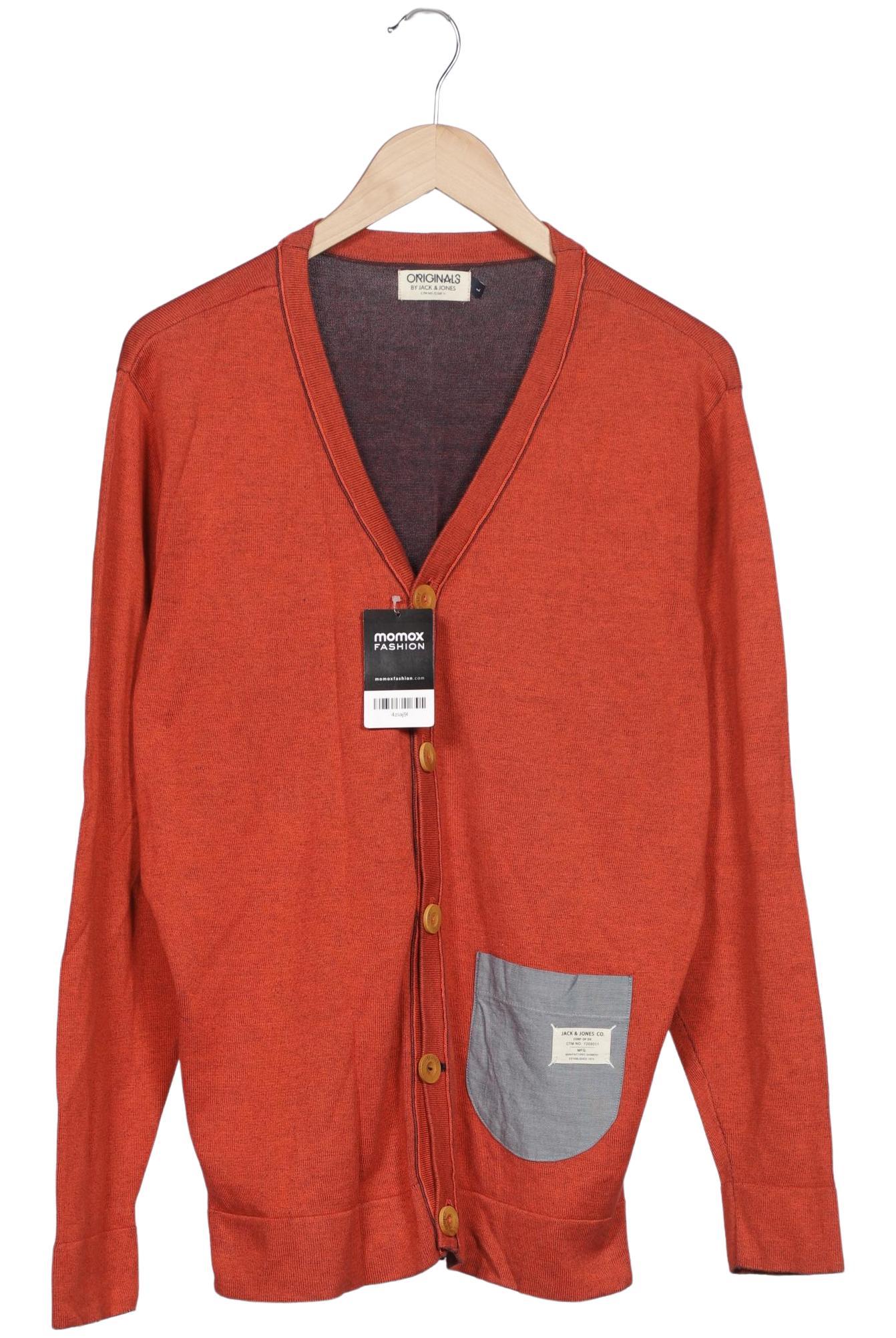 

Jack & Jones Herren Strickjacke, orange, Gr. 52