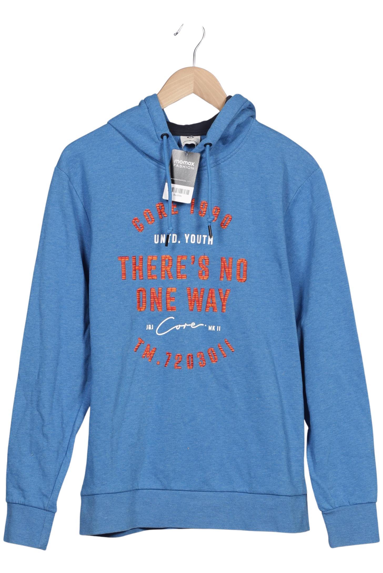 

Jack & Jones Herren Kapuzenpullover, blau, Gr. 52
