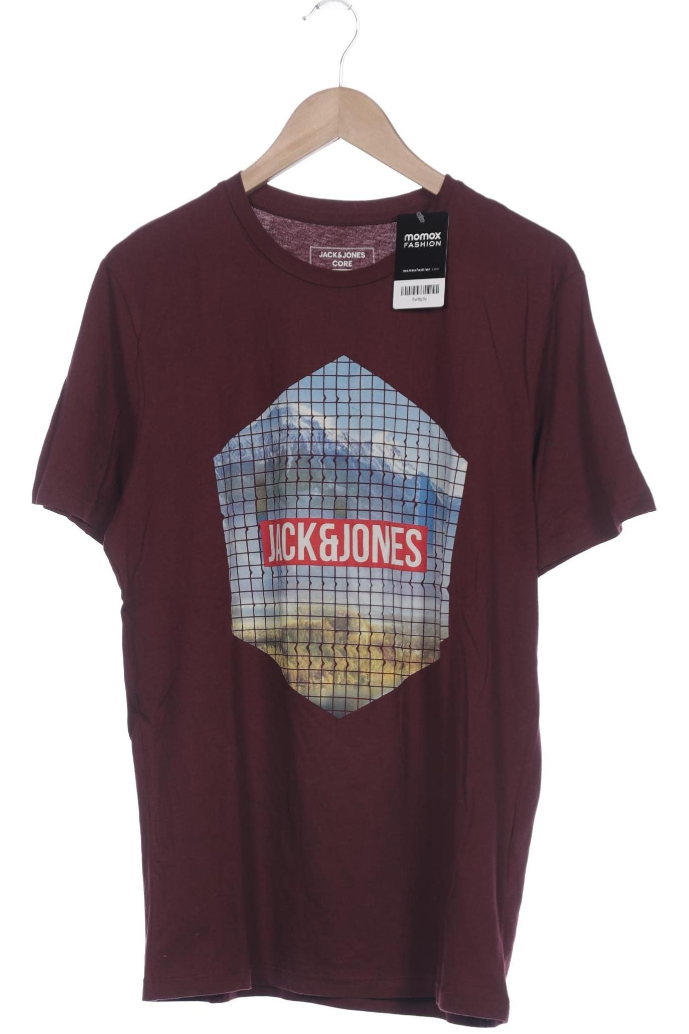 

Jack & Jones Herren T-Shirt, bordeaux, Gr. 52