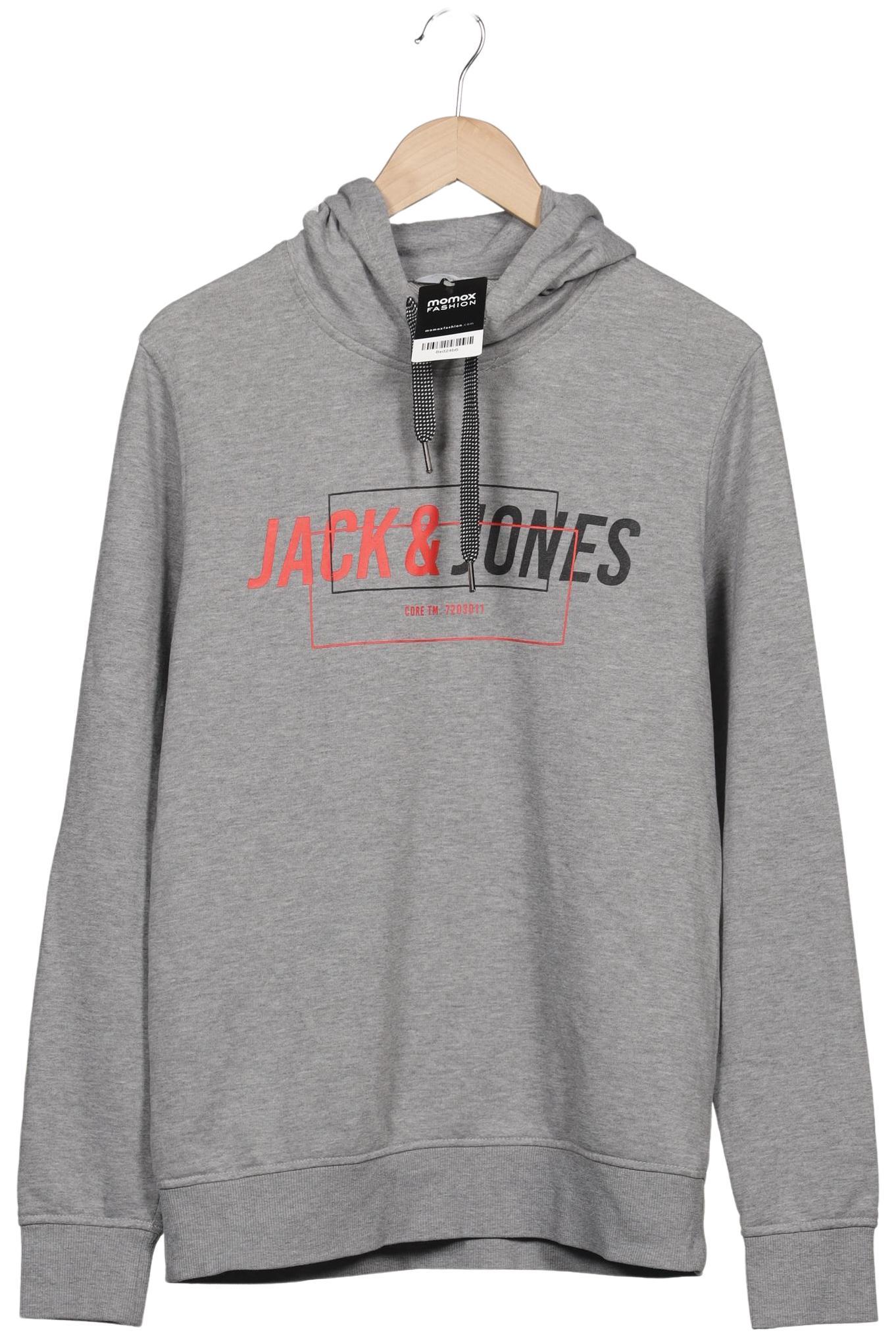

Jack & Jones Herren Kapuzenpullover, grau, Gr. 52