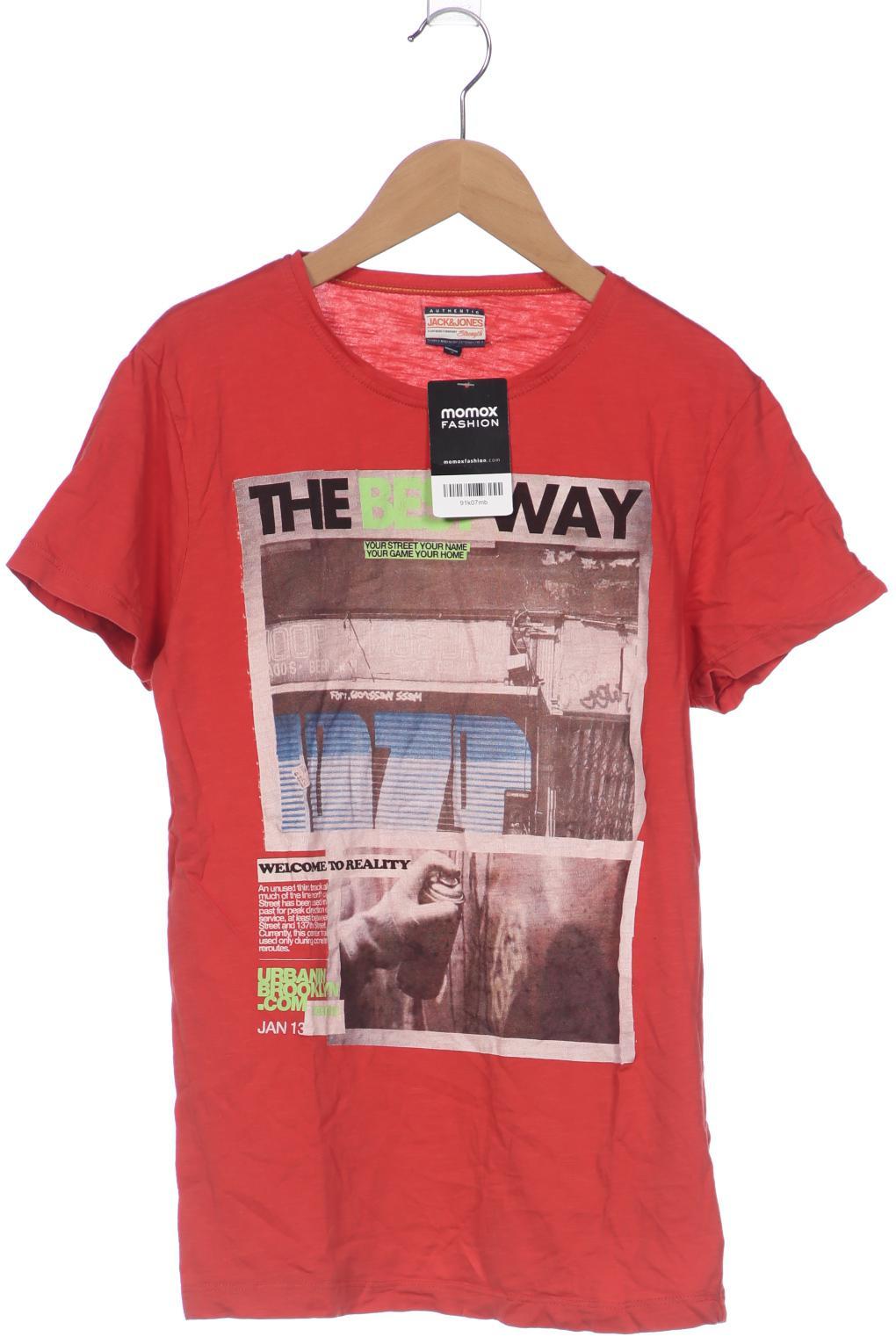 

Jack & Jones Herren T-Shirt, orange, Gr. 46