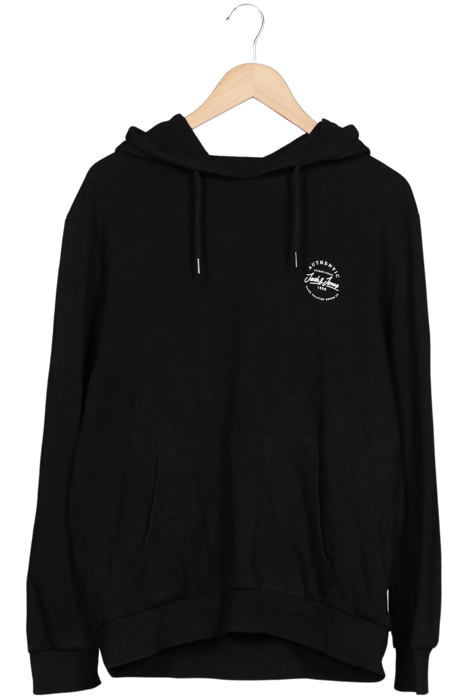 

Jack & Jones Herren Kapuzenpullover, schwarz, Gr. 54