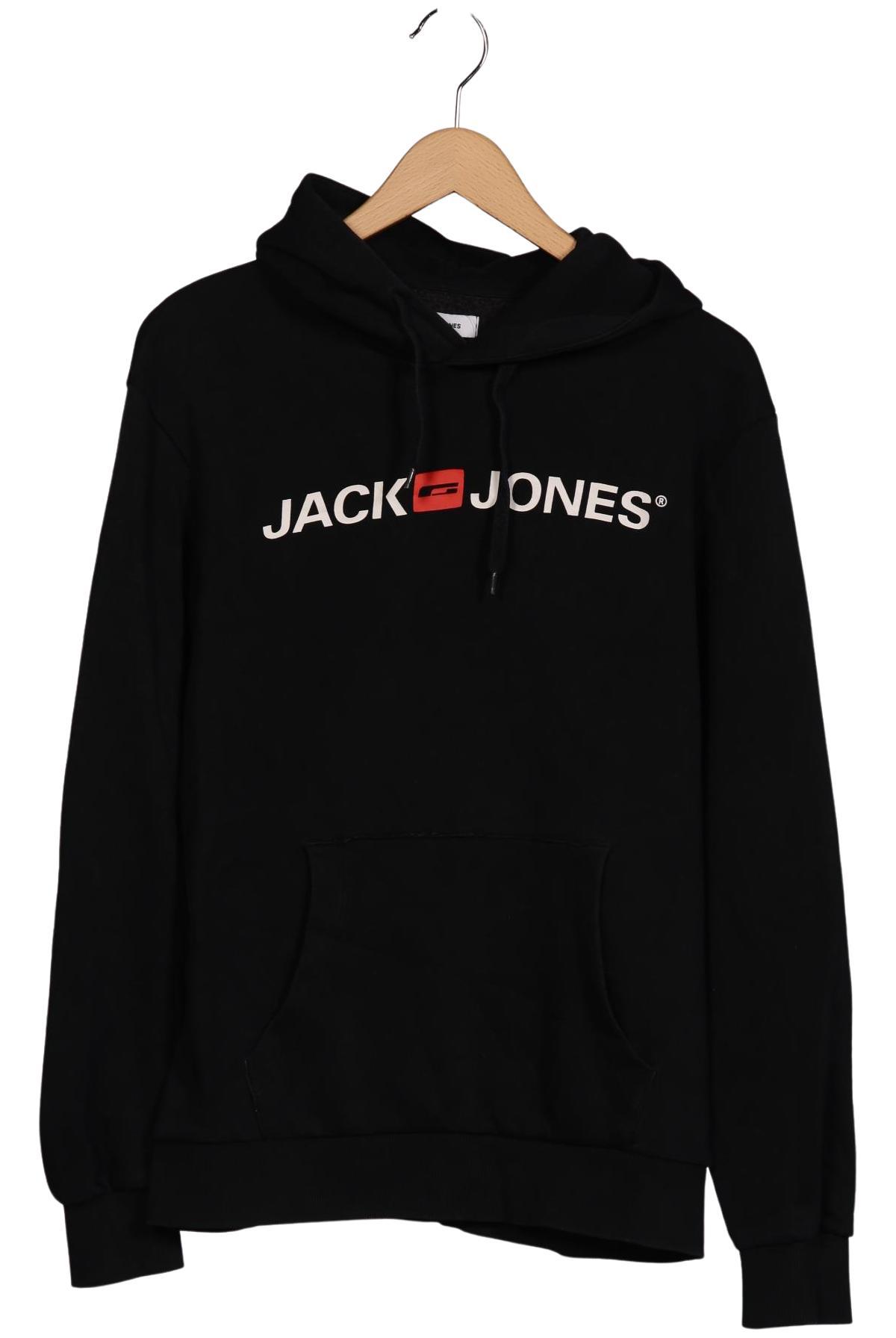

Jack & Jones Herren Kapuzenpullover, schwarz, Gr. 48